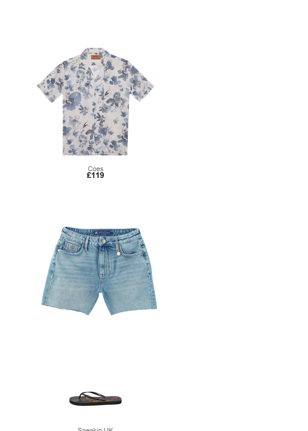 The complete outfit featuring Just Rhyse Flip-flops Just Rhyse Isla Vista Col