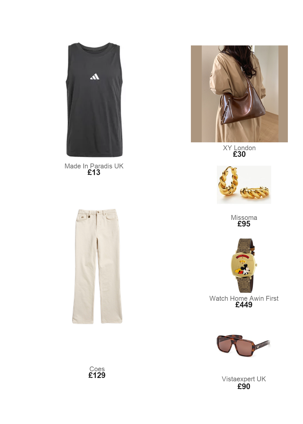 The complete outfit featuring Adidas Basic jersey tank top adidas Essentials Small Logo