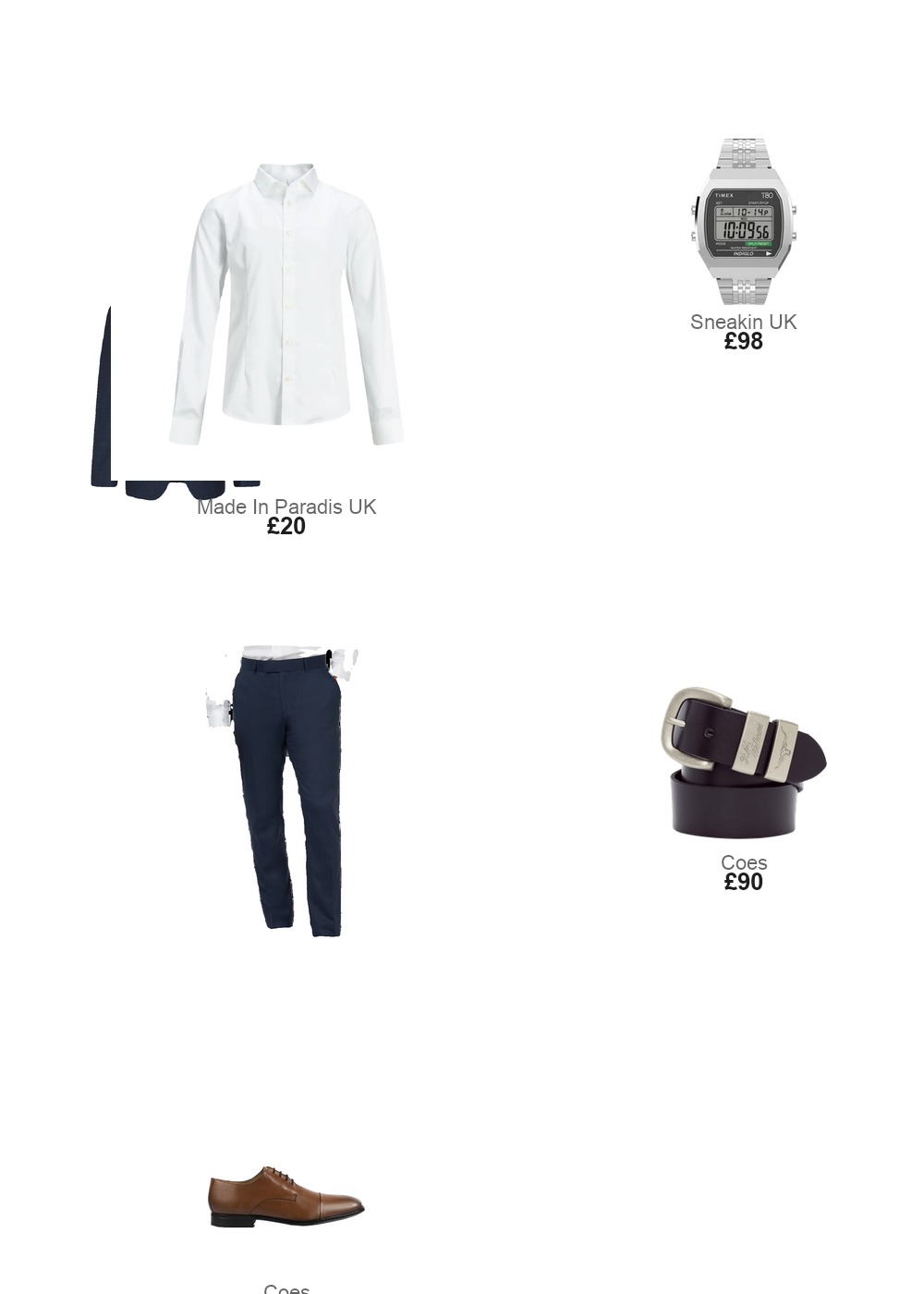 The complete outfit featuring Antique Rogue Antique Rogue Blake Suit Trousers
