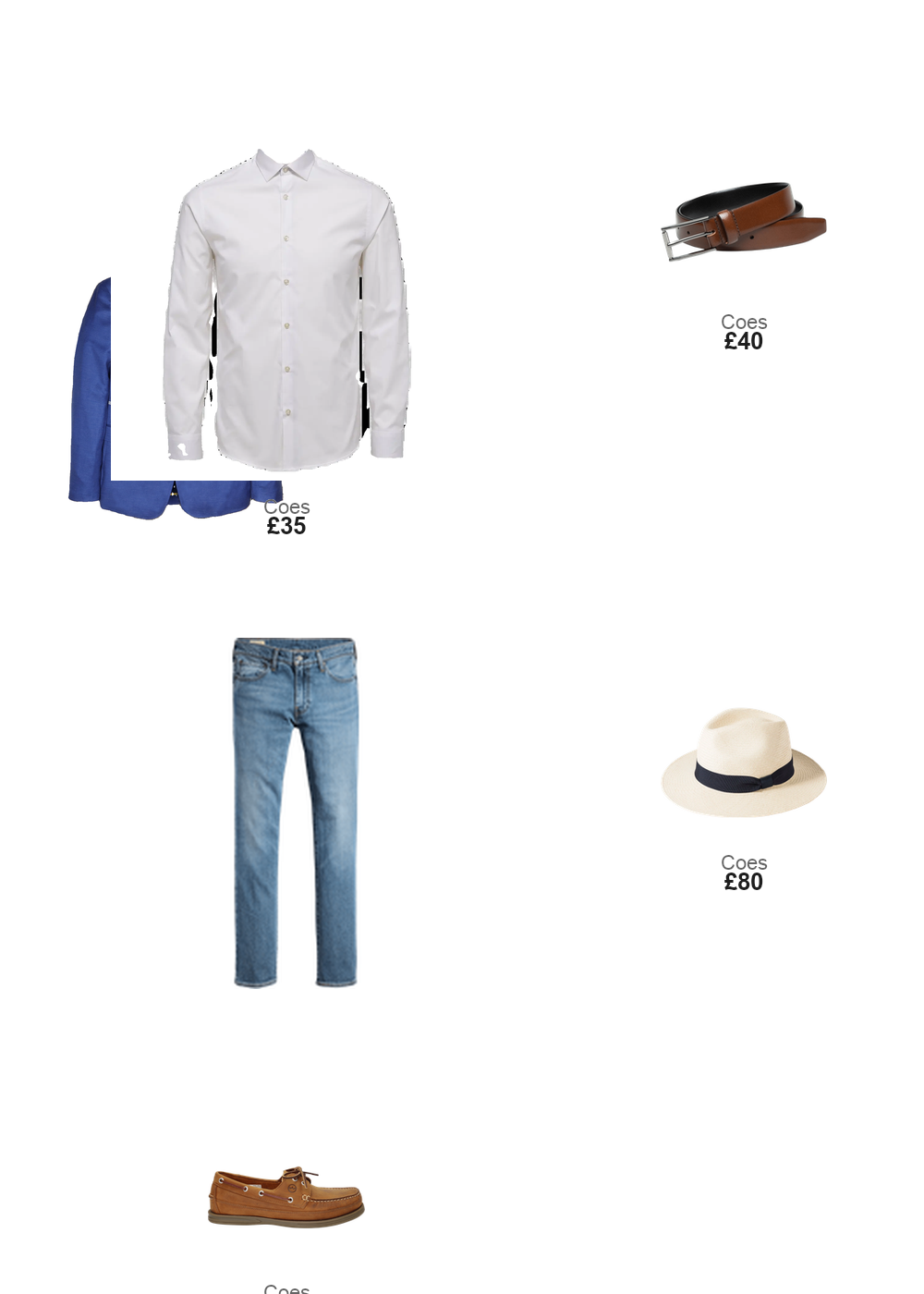 The complete outfit featuring Failsworth Failsworth Fedora Panama Hat