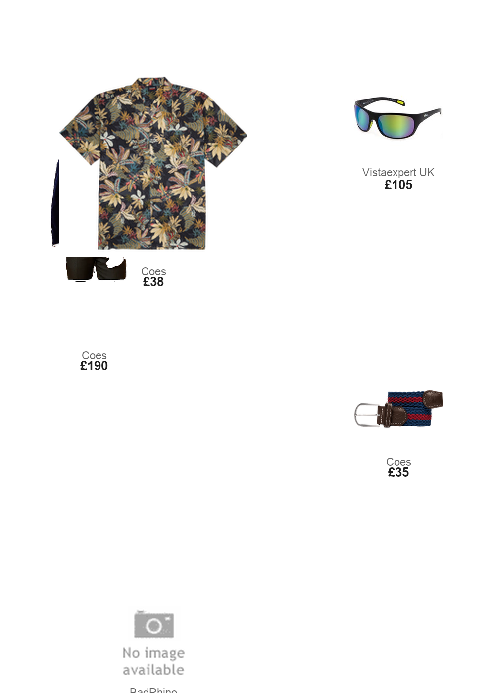 The complete outfit featuring Espionage Espionage Jungle Print Short Sleeve Shirt