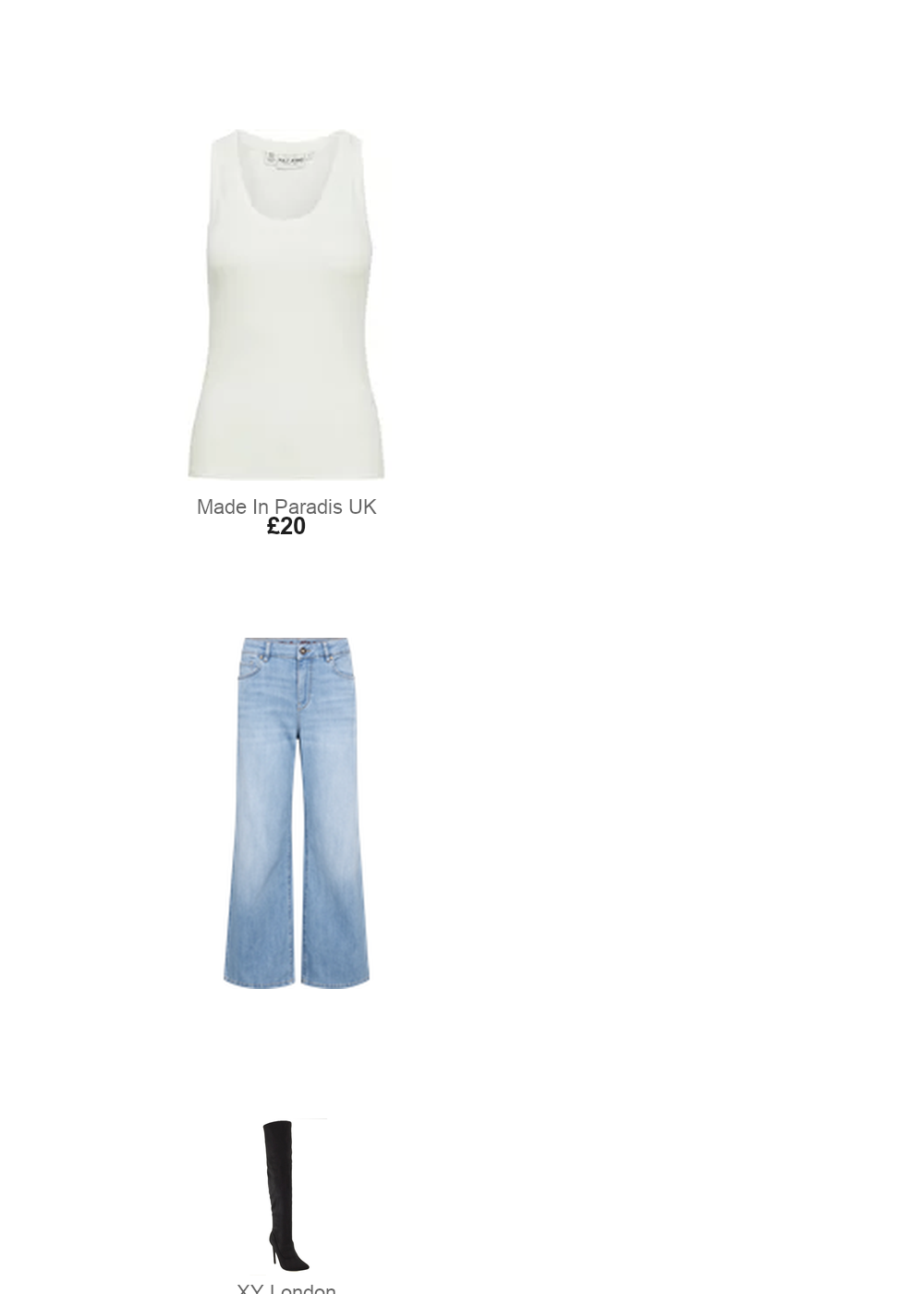 The complete outfit featuring Pulz Jeans Women's tank top Pulz Jeans Allesia