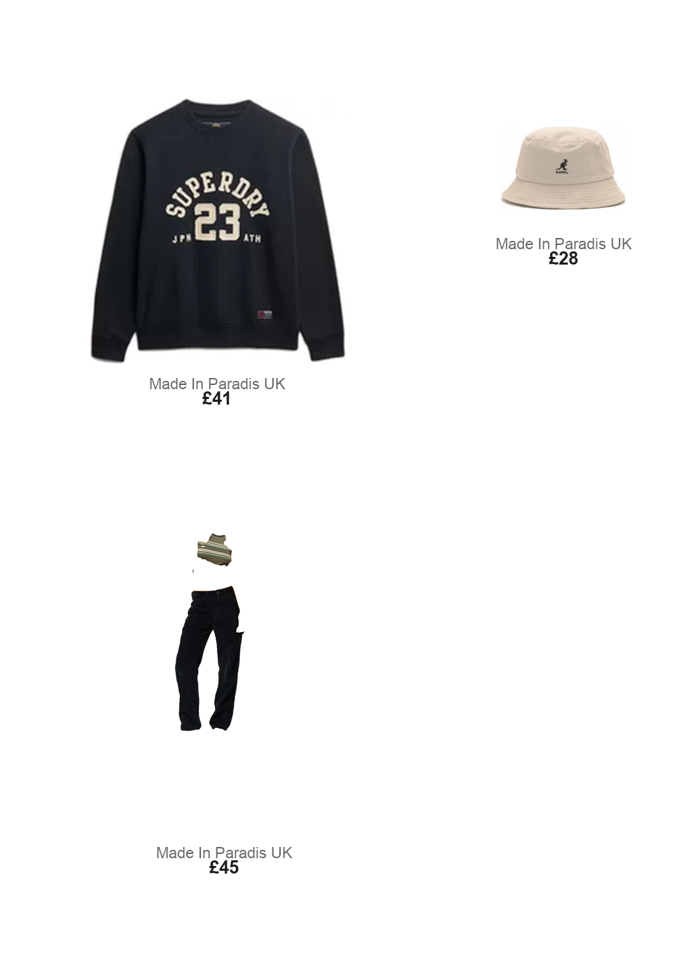 The complete outfit featuring Superdry Sweatshirt Superdry Vintage Athletic