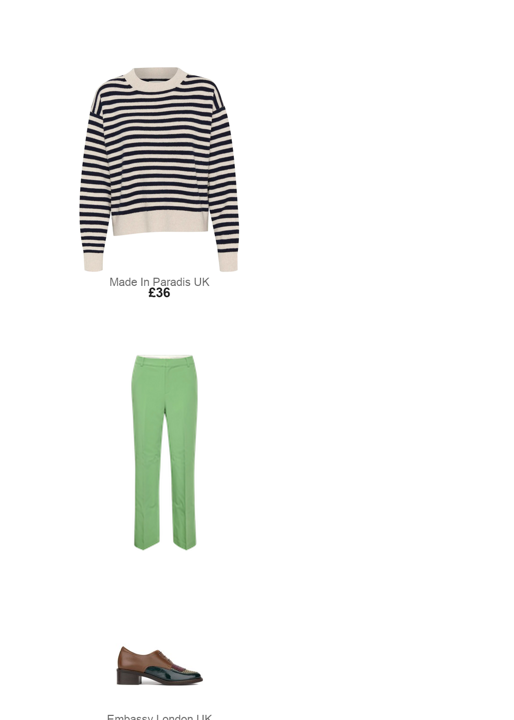 The complete outfit featuring Part Two Woman sweater Part Two Maria