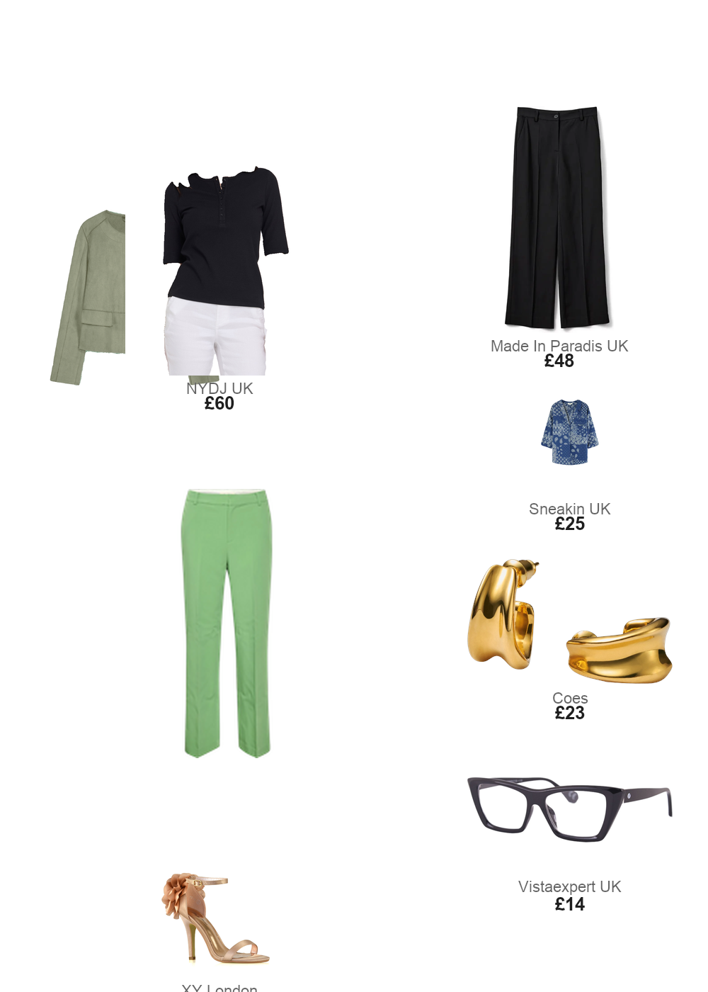 The complete outfit featuring Nydj Ribbed Elbow Sleeved Henley | Black