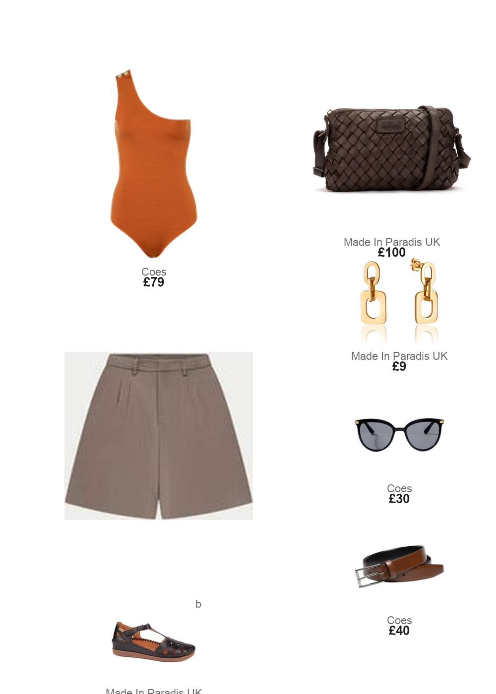 The complete outfit featuring TCC LONGLINE BERMUDA SHORTS - MUSHROOM