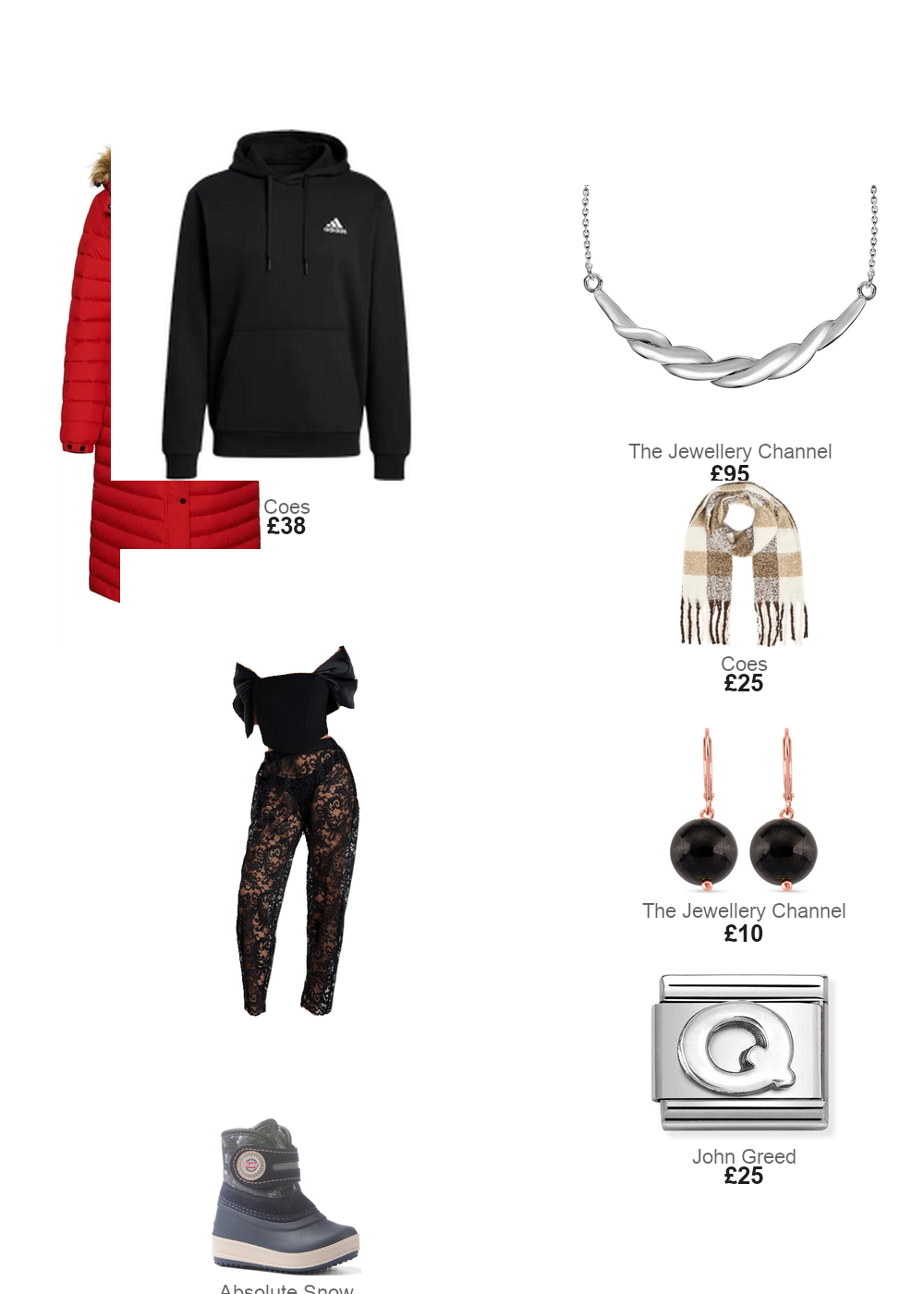 The complete outfit featuring Nomination Nomination Classic Silver Letter Q Charm