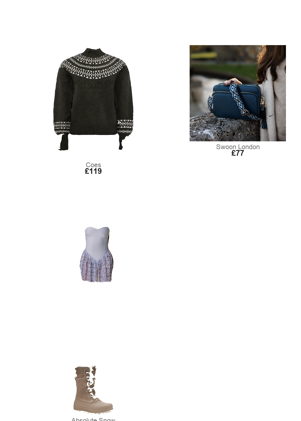 The complete outfit featuring 1 THE TULI LACE SEQUIN DRESS