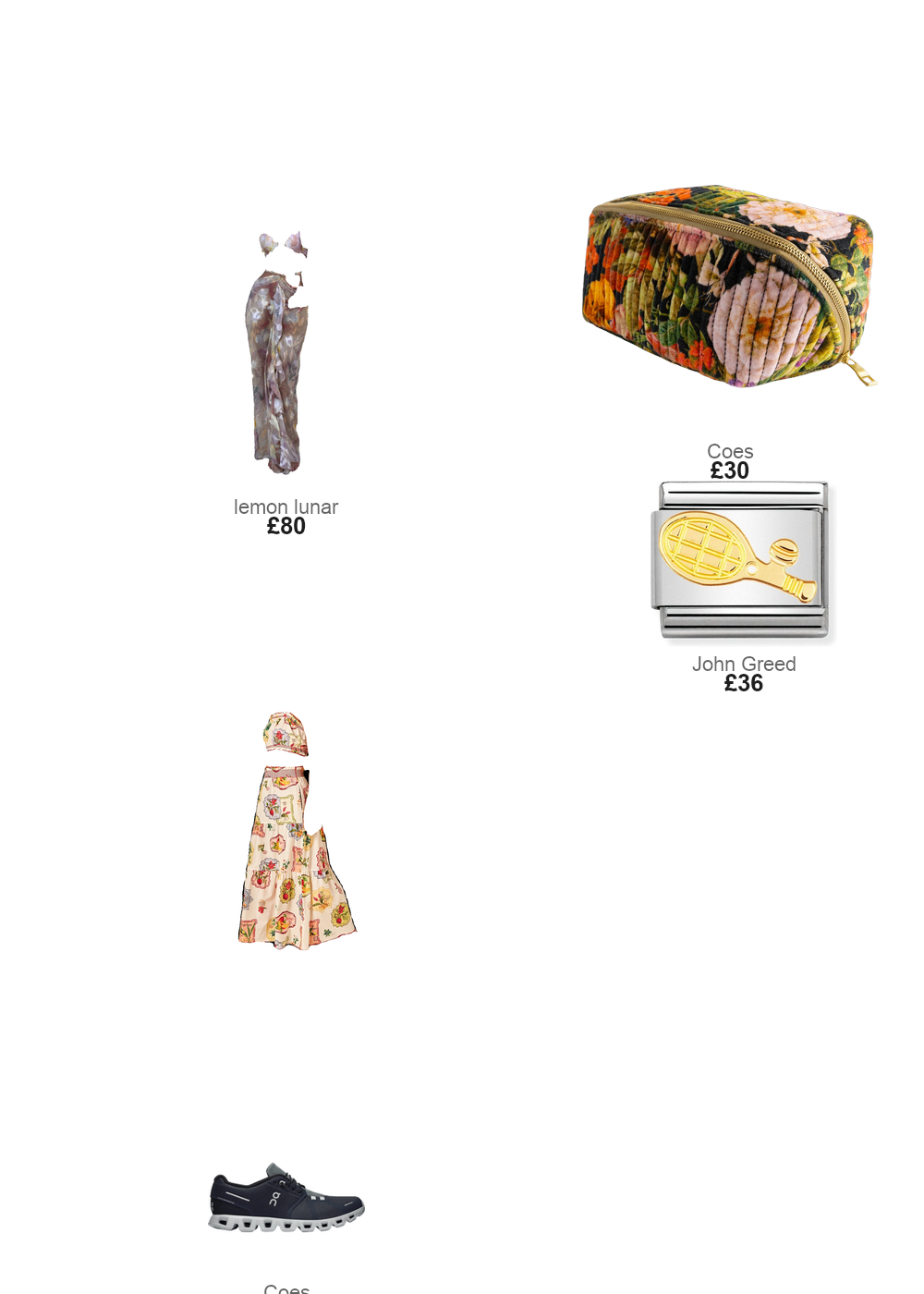 The complete outfit featuring Nomination Nomination Classic Gold Tennis Racket & Ball Charm