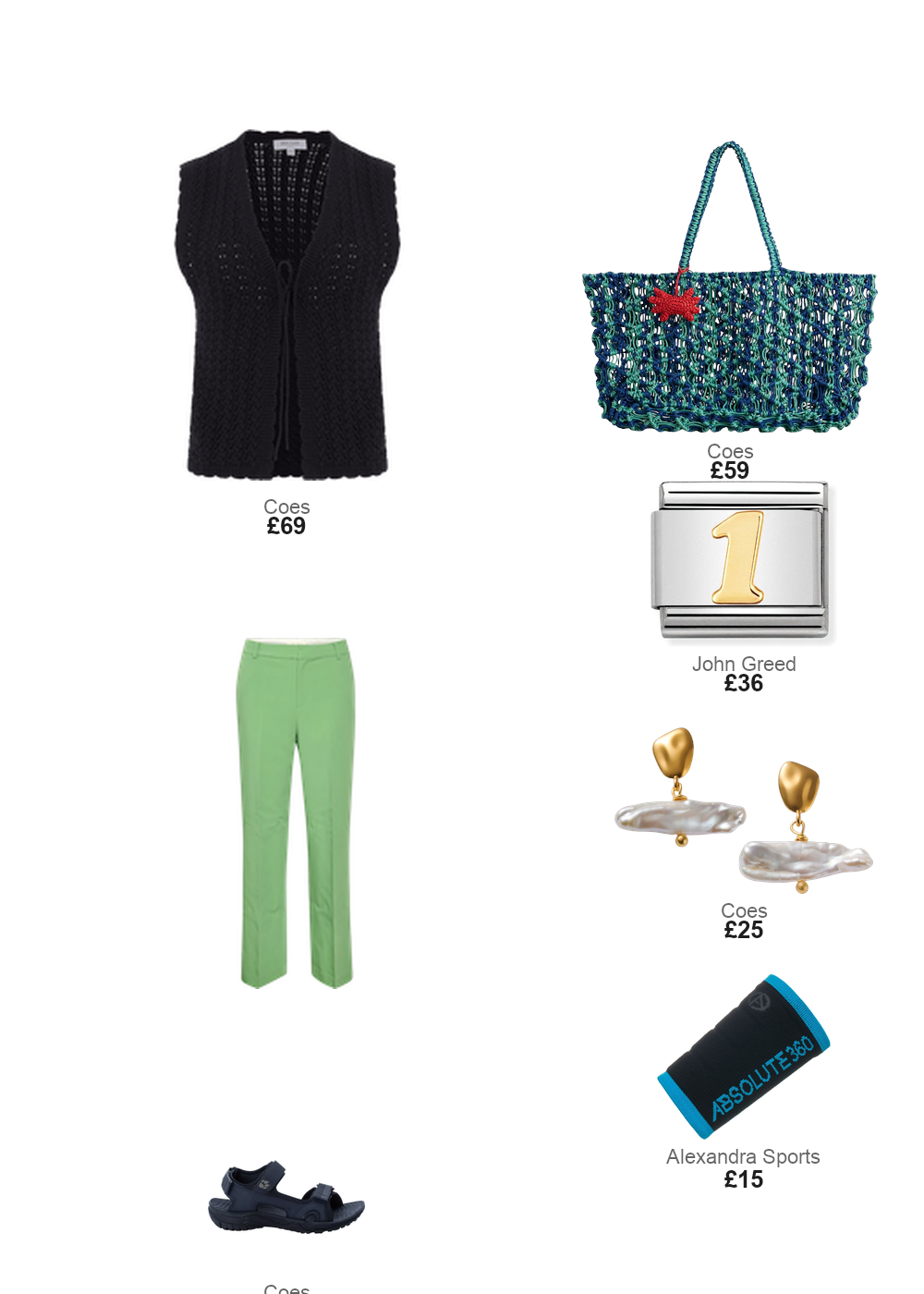 The complete outfit featuring Nomination Nomination Classic Gold Number 1 Charm