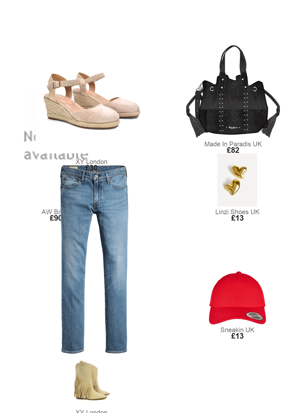 The complete outfit featuring AW Charla Dress