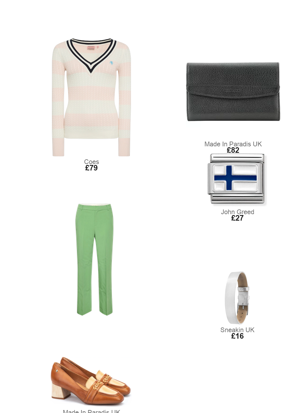 The complete outfit featuring Chabrand Large grained cowhide leather wallet for women Chabrand Montmartre