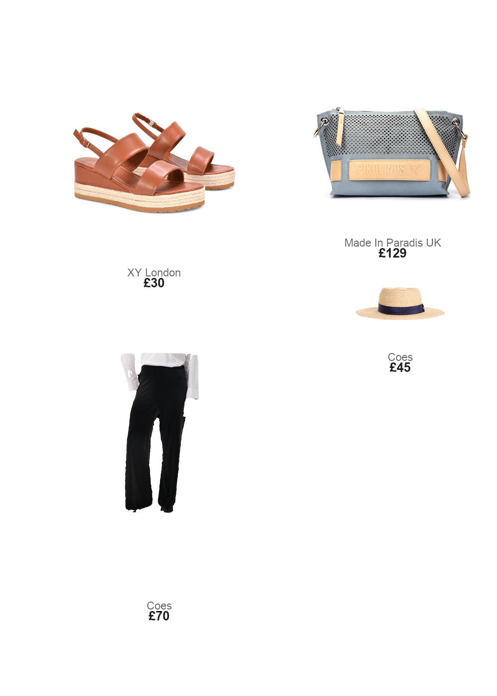 The complete outfit featuring Pikolinos Women's shoulder Bag Pikolinos Alcudia