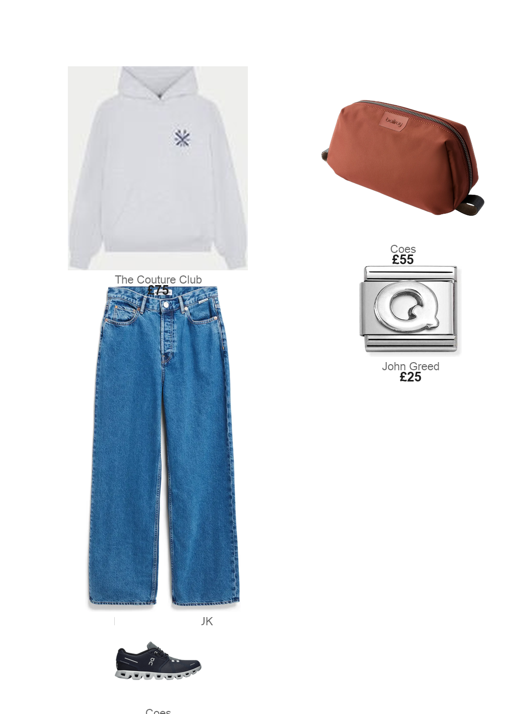 The complete outfit featuring TCC APRES GRAPHIC OVERSIZED HOODIE - GREY MARL