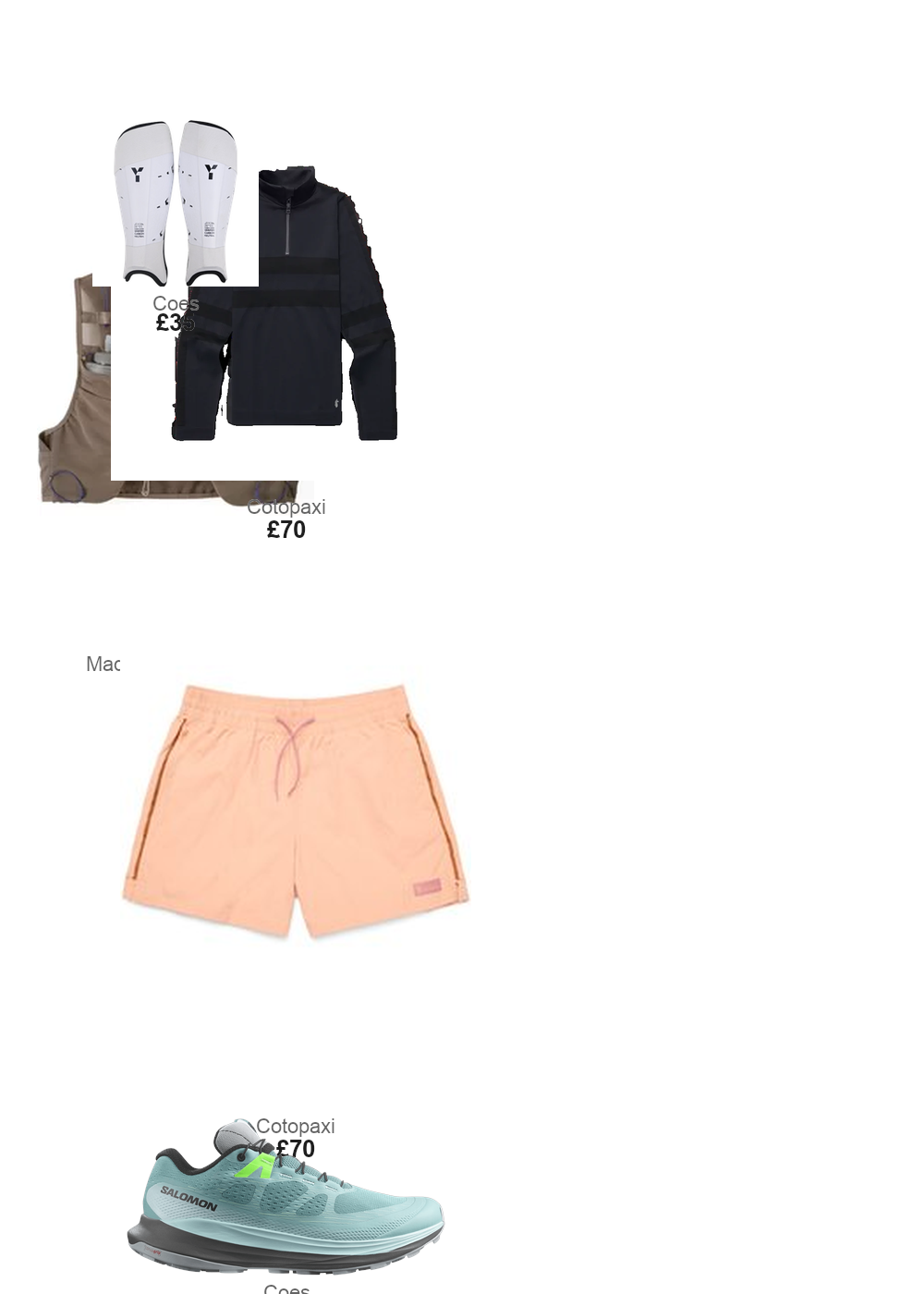 The complete outfit featuring Cotopaxi UK Debajo Seamless Baselayer Quarter-Zip - Womens
