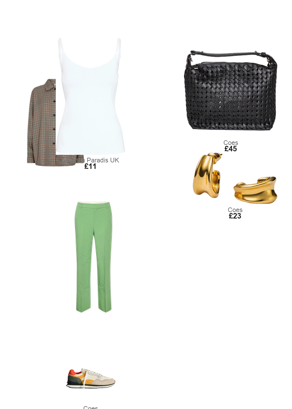 The complete outfit featuring Ichi Women's tank top Ichi Siv