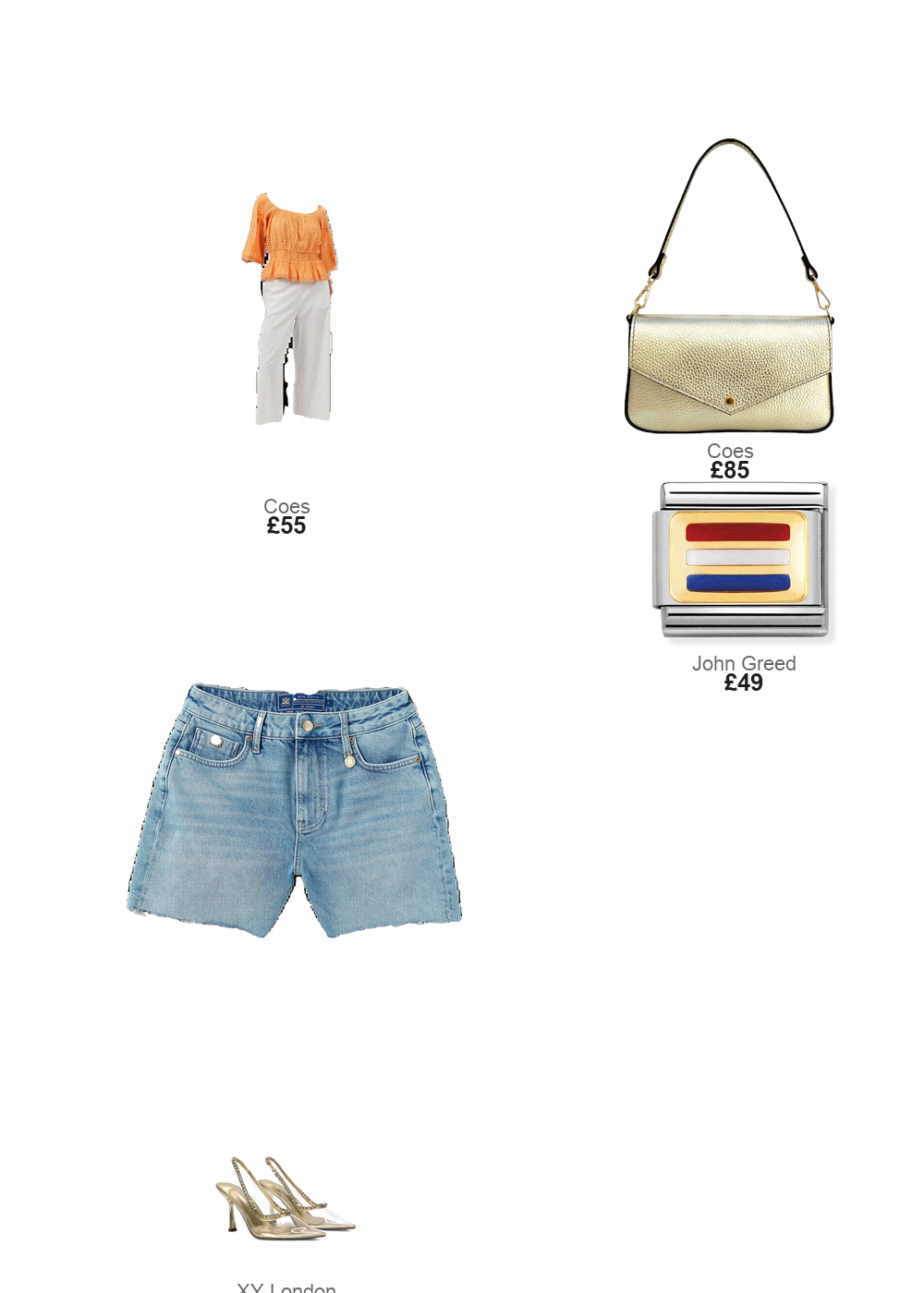 The complete outfit featuring Nomination Nomination Classic Gold & Enamel Flag Of Holland Charm