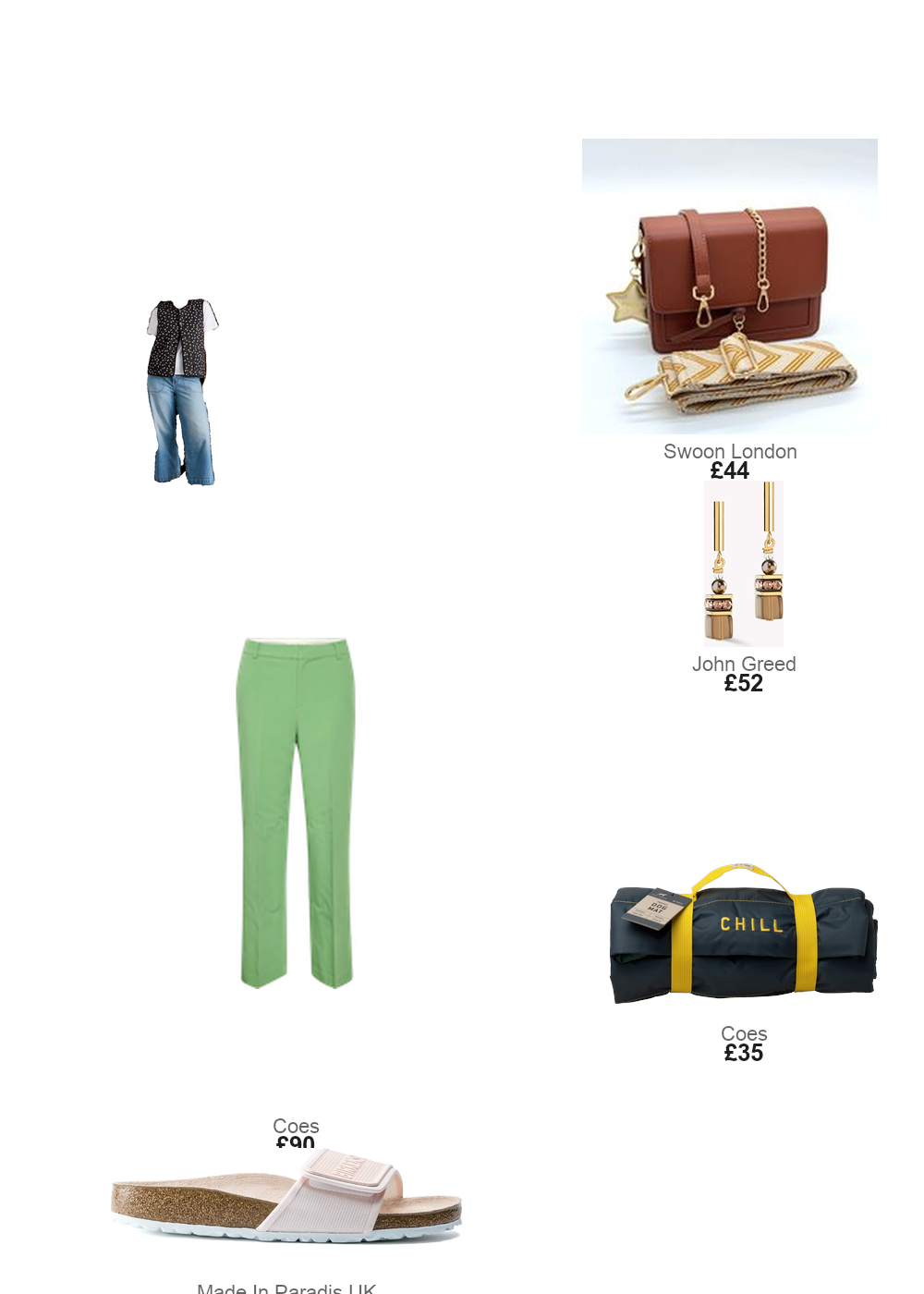 The complete outfit featuring Birkenstock Slides Birkenstock Tema