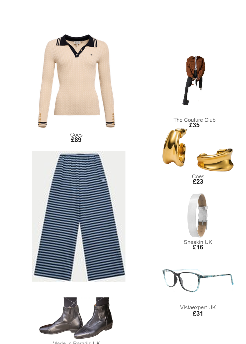 The complete outfit featuring Pénélope Women's riding boots Penelope Céleste