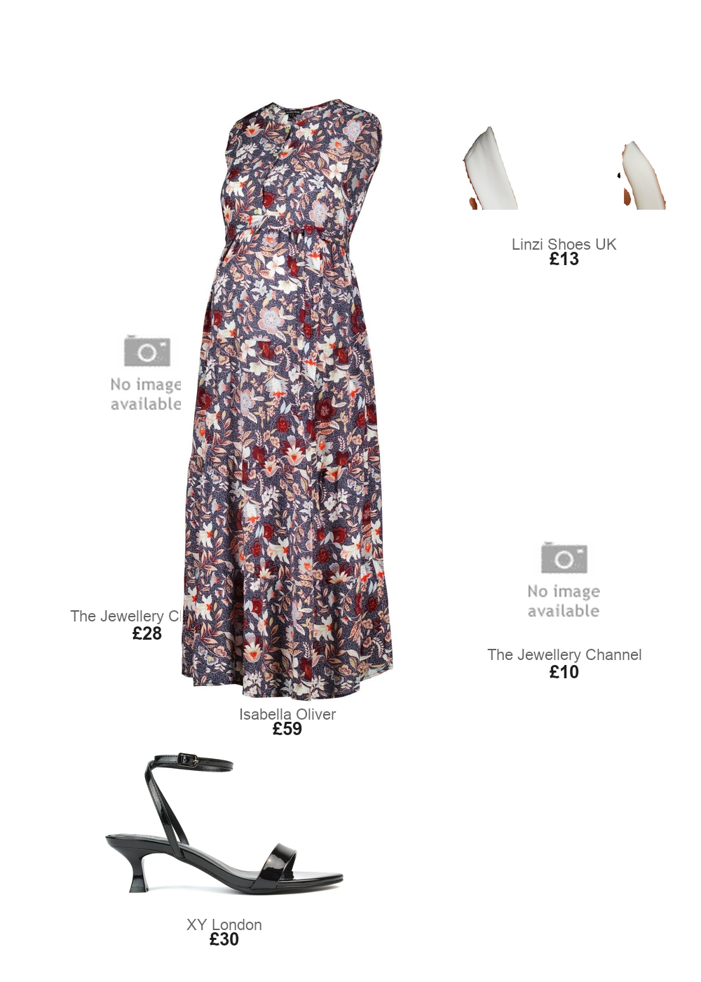 The complete outfit featuring Isabella Oliver Fleurel Maternity Dress