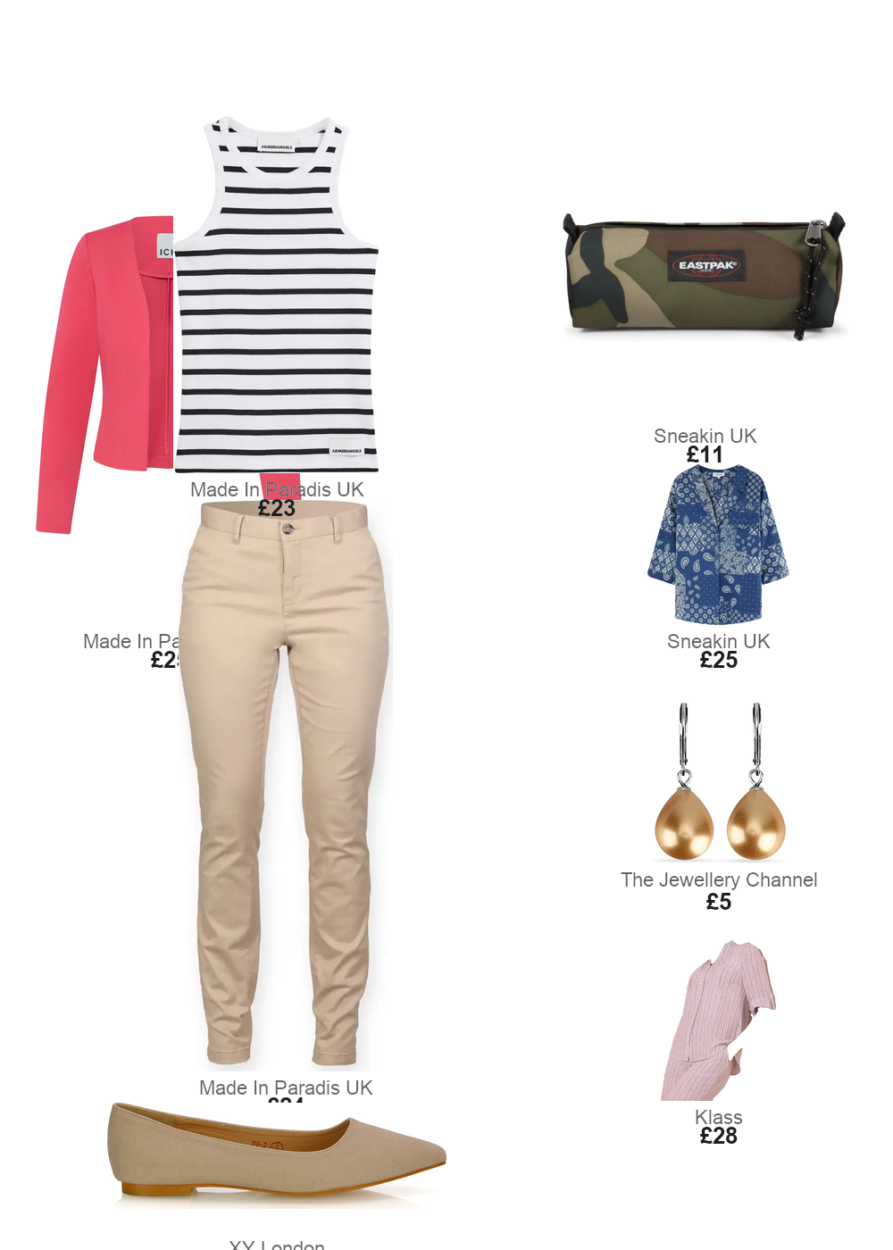 The complete outfit featuring Eastpak Pencil case Eastpak Benchmark