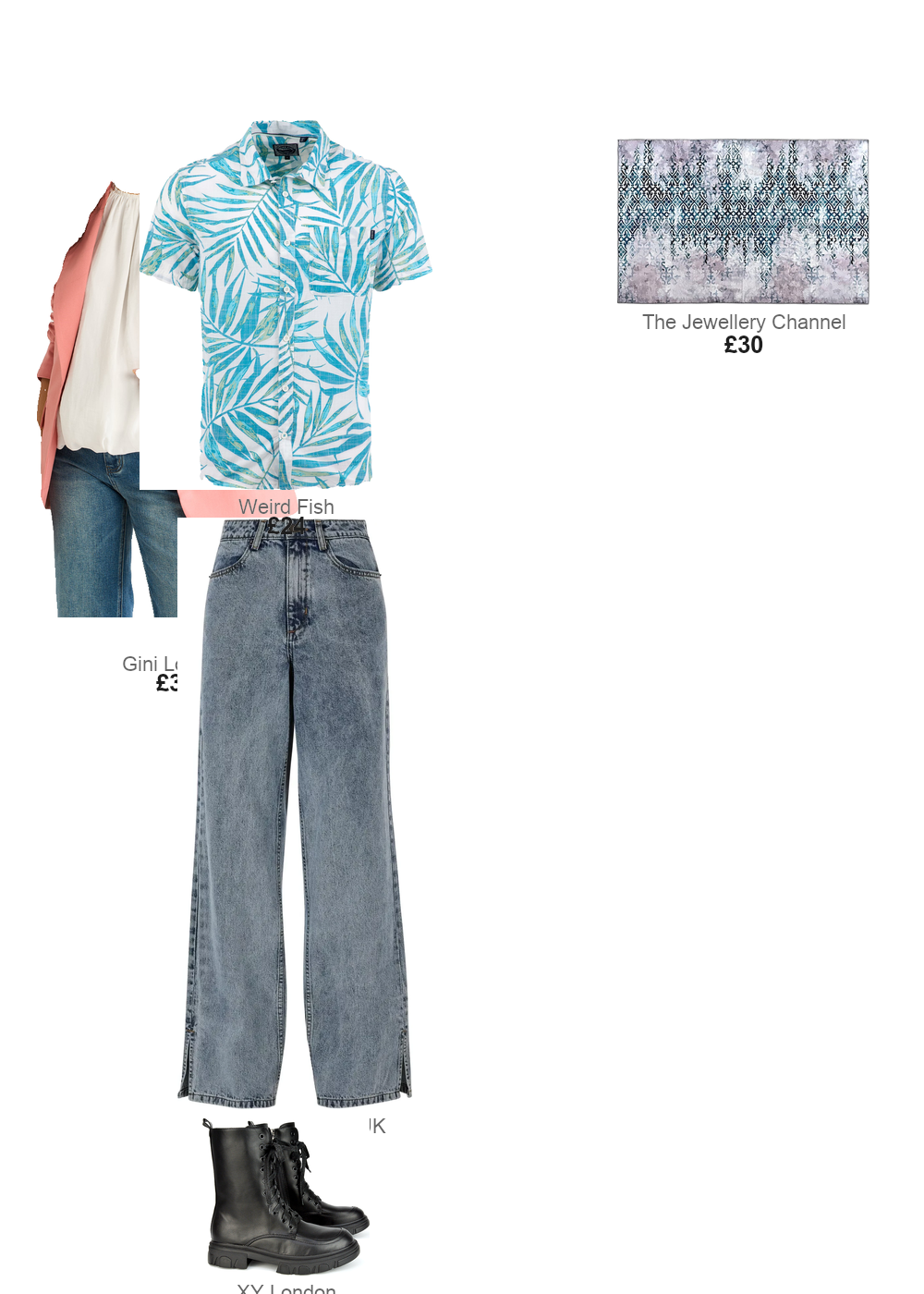 The complete outfit featuring Gini London Coral Edge To Edge Cotton and Linen Blend Jacket
