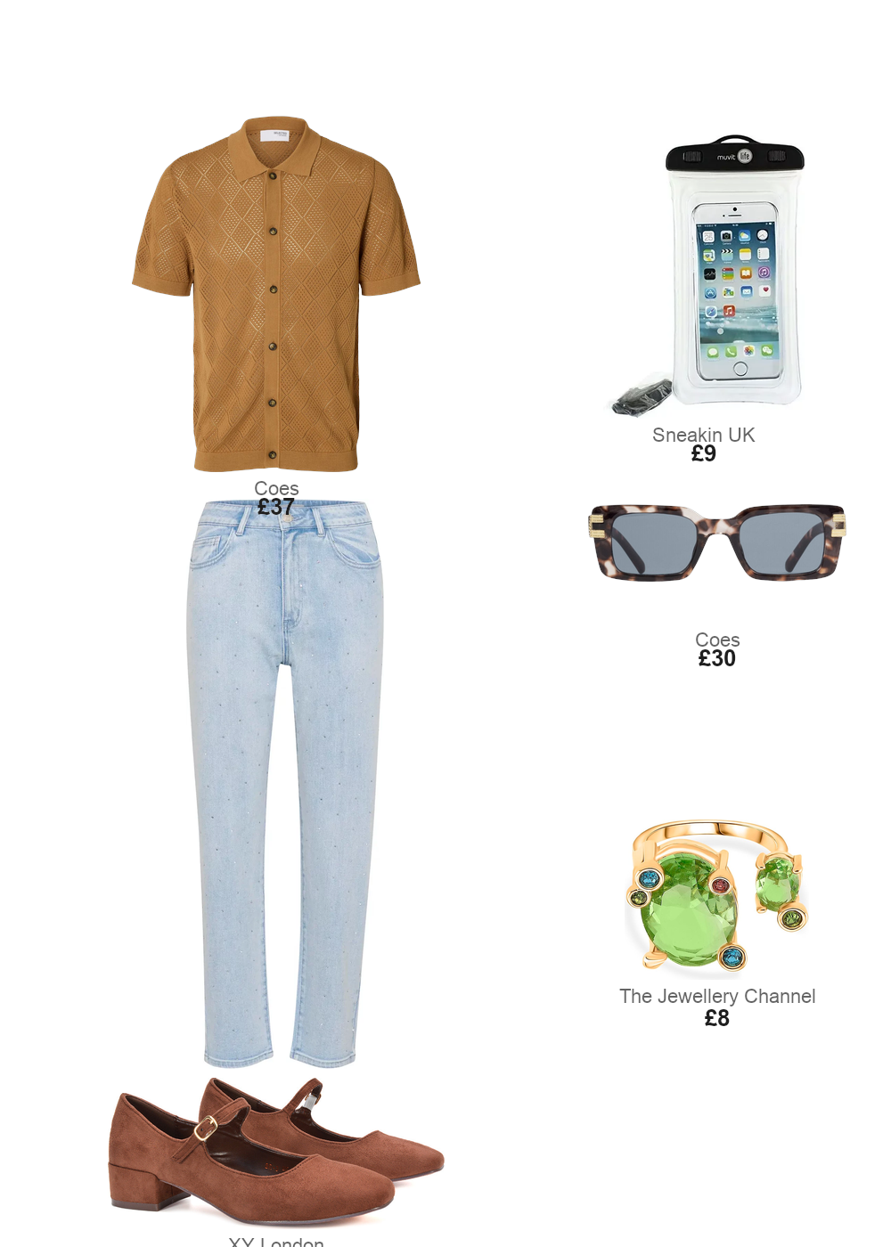 The complete outfit featuring Muvit Life waterproof smartphone case Muvit Life