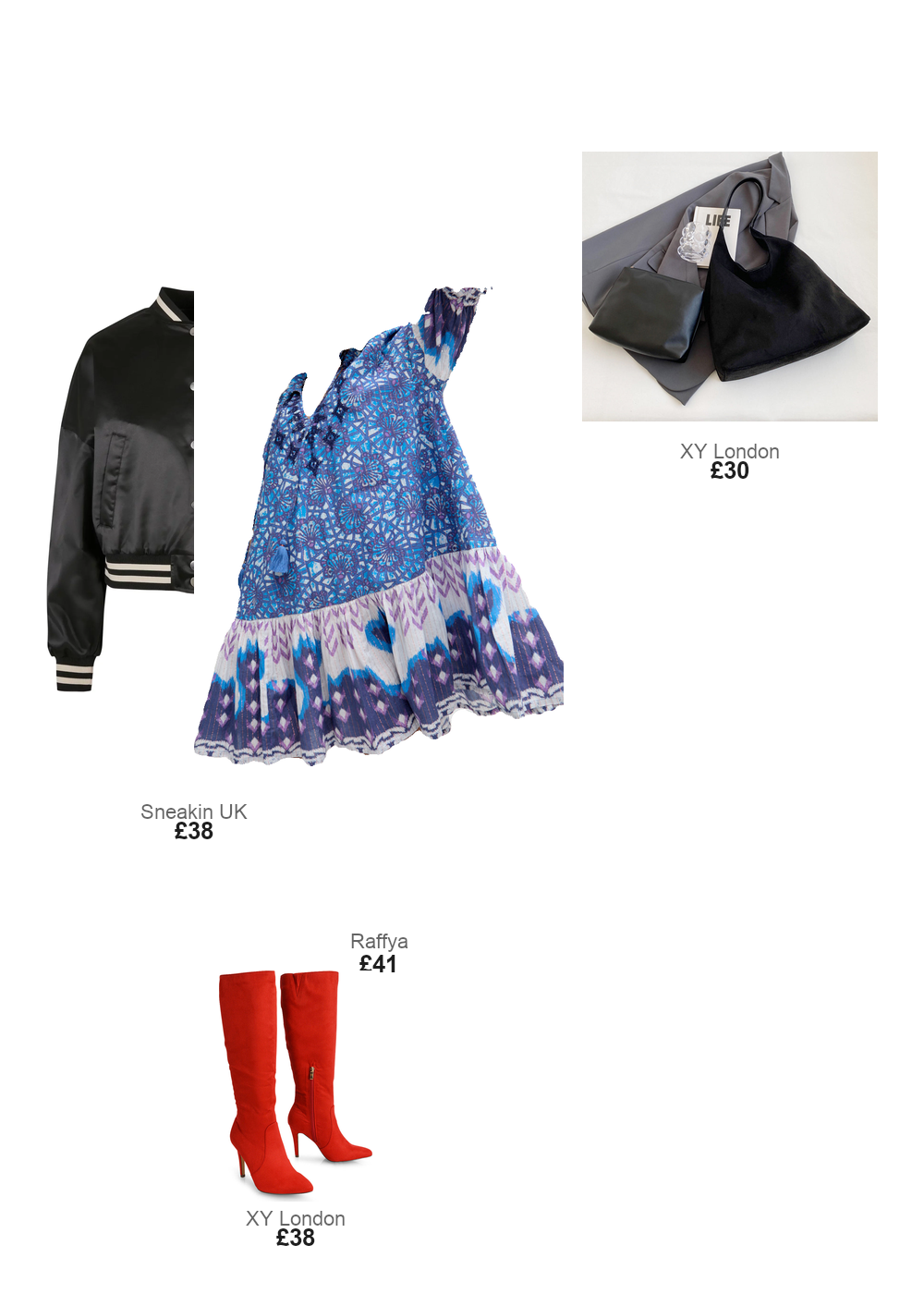 The complete outfit featuring Urban Classics Oversized satin short jacket for women Urban Classics College GT
