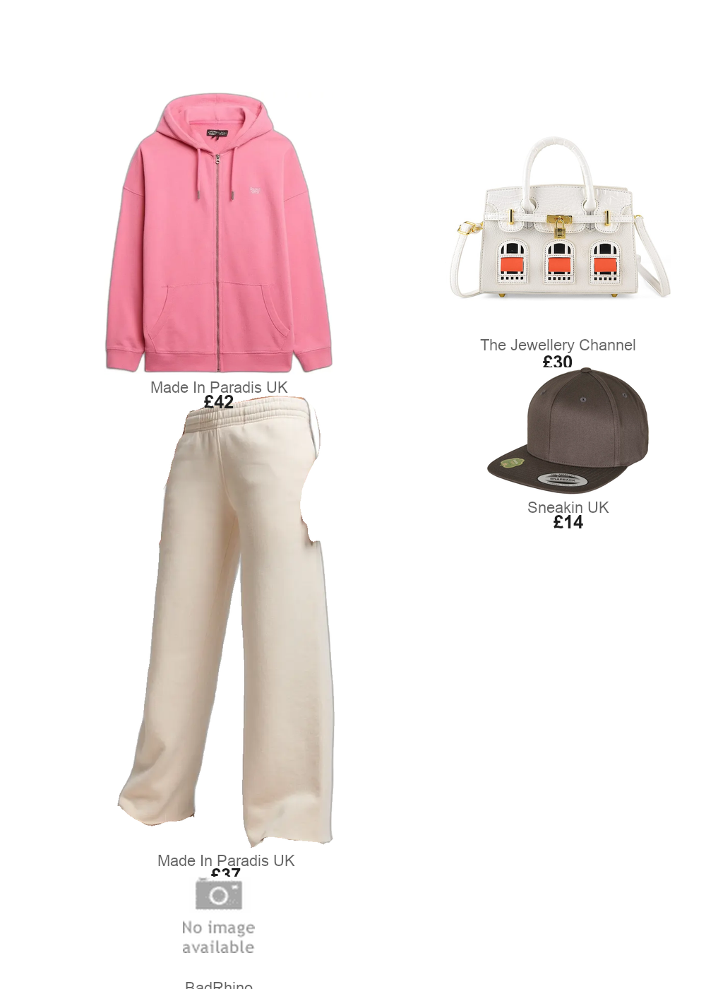 The complete outfit featuring Superdry Women's Straight Cut Faded Joggers Superdry