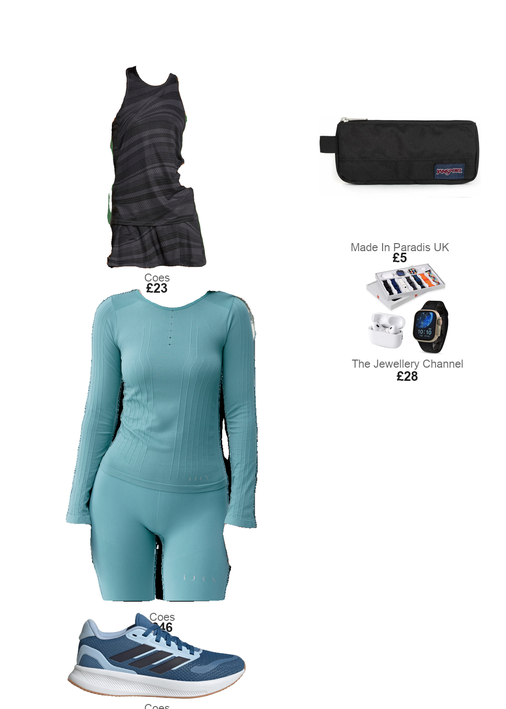 The complete outfit featuring Jansport Pencil case Jansport Basic Pouch