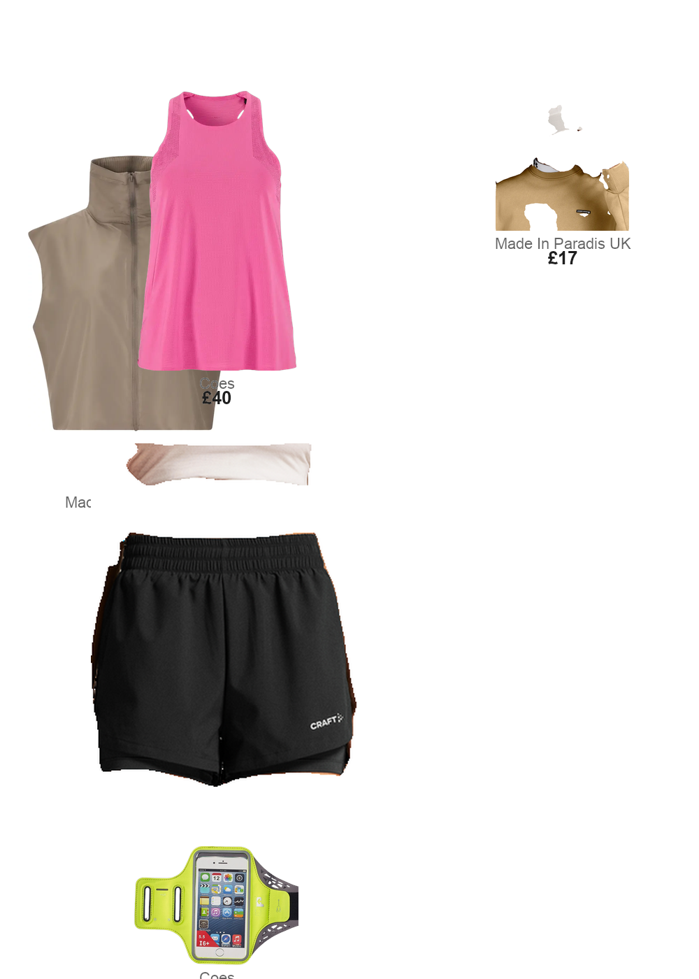 The complete outfit featuring Athlecia Sleeveless jacket for women Athlecia Aiana