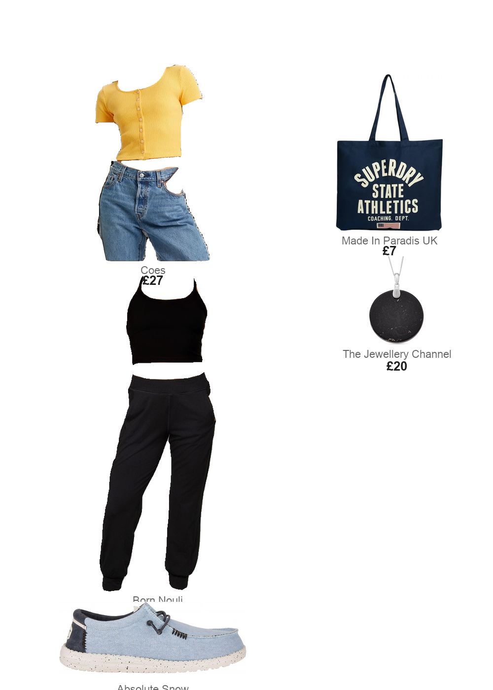 The complete outfit featuring Tula Harem Yoga Pant Black