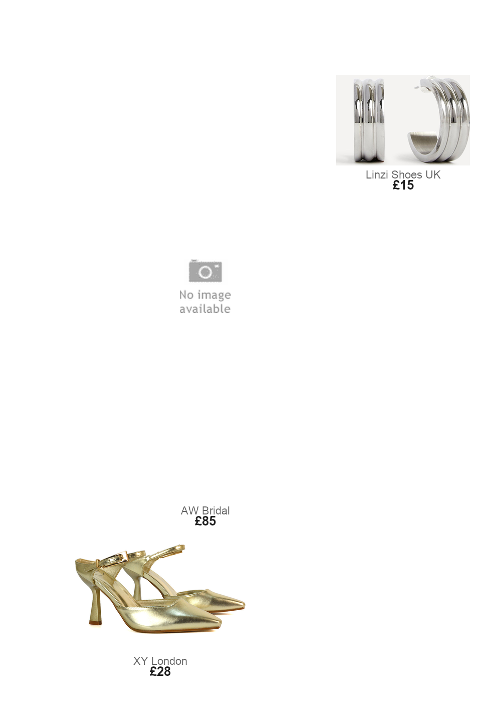 The complete outfit featuring Linzi Large Silver Ridge Hoop Earrings