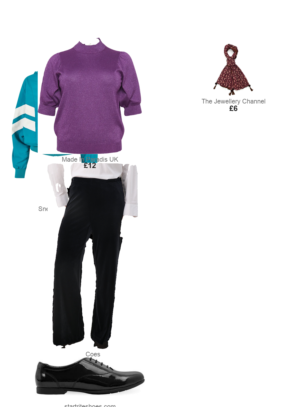 The complete outfit featuring KAFFE Curve Women's turtleneck sweater KAFFE Curve Regitta
