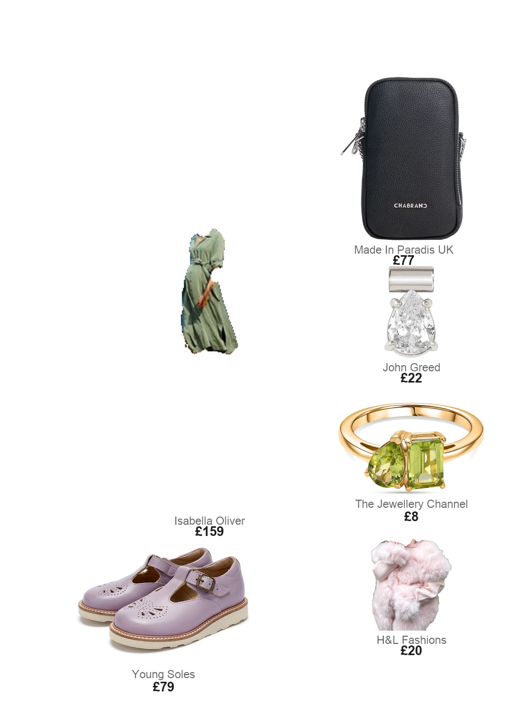 The complete outfit featuring Nomination Nomination SeiMia Silver Drop CZ Pendant Charm