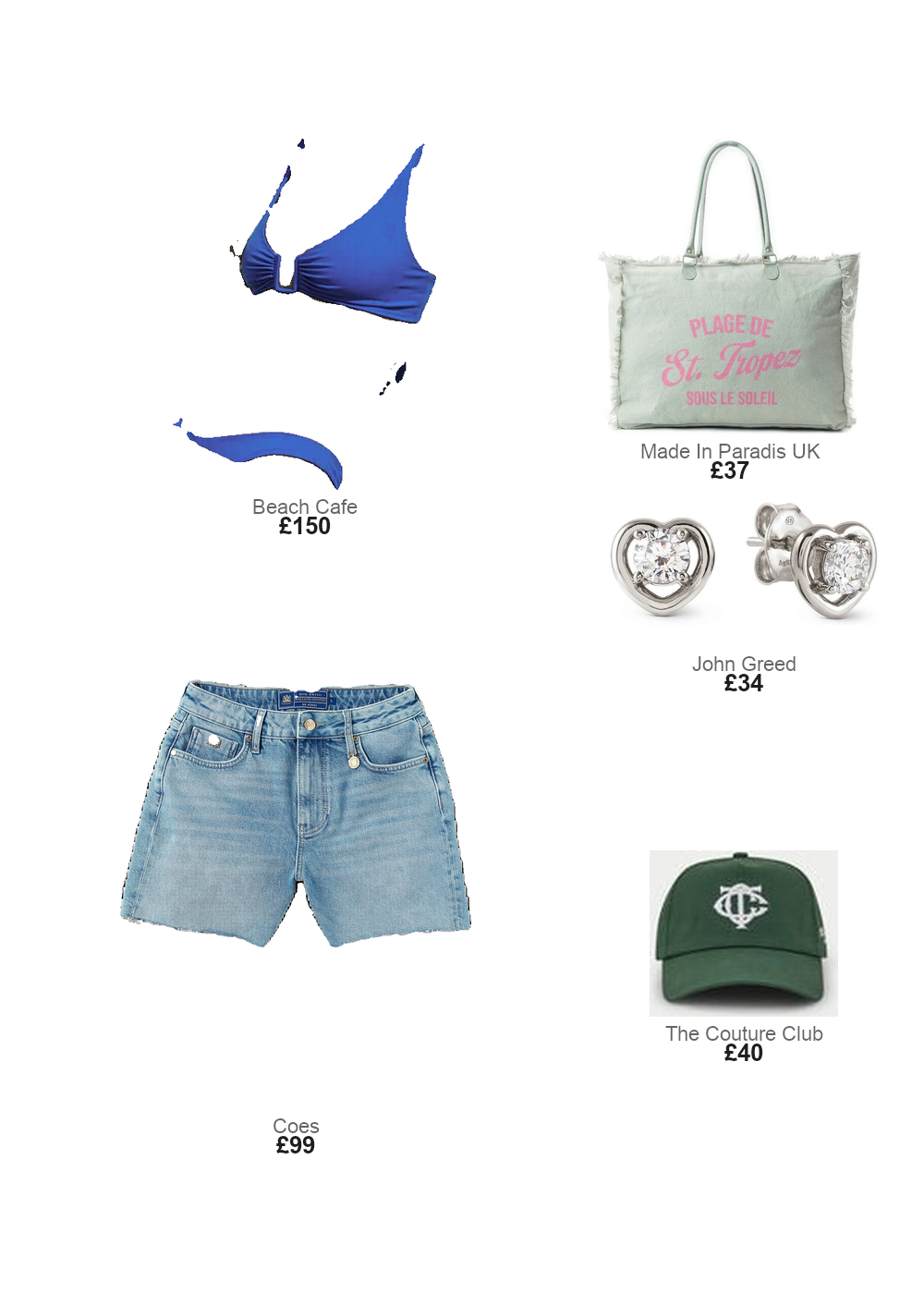 The complete outfit featuring Nomination Nomination Cosmic Love Silver Heart CZ Stud Earrings