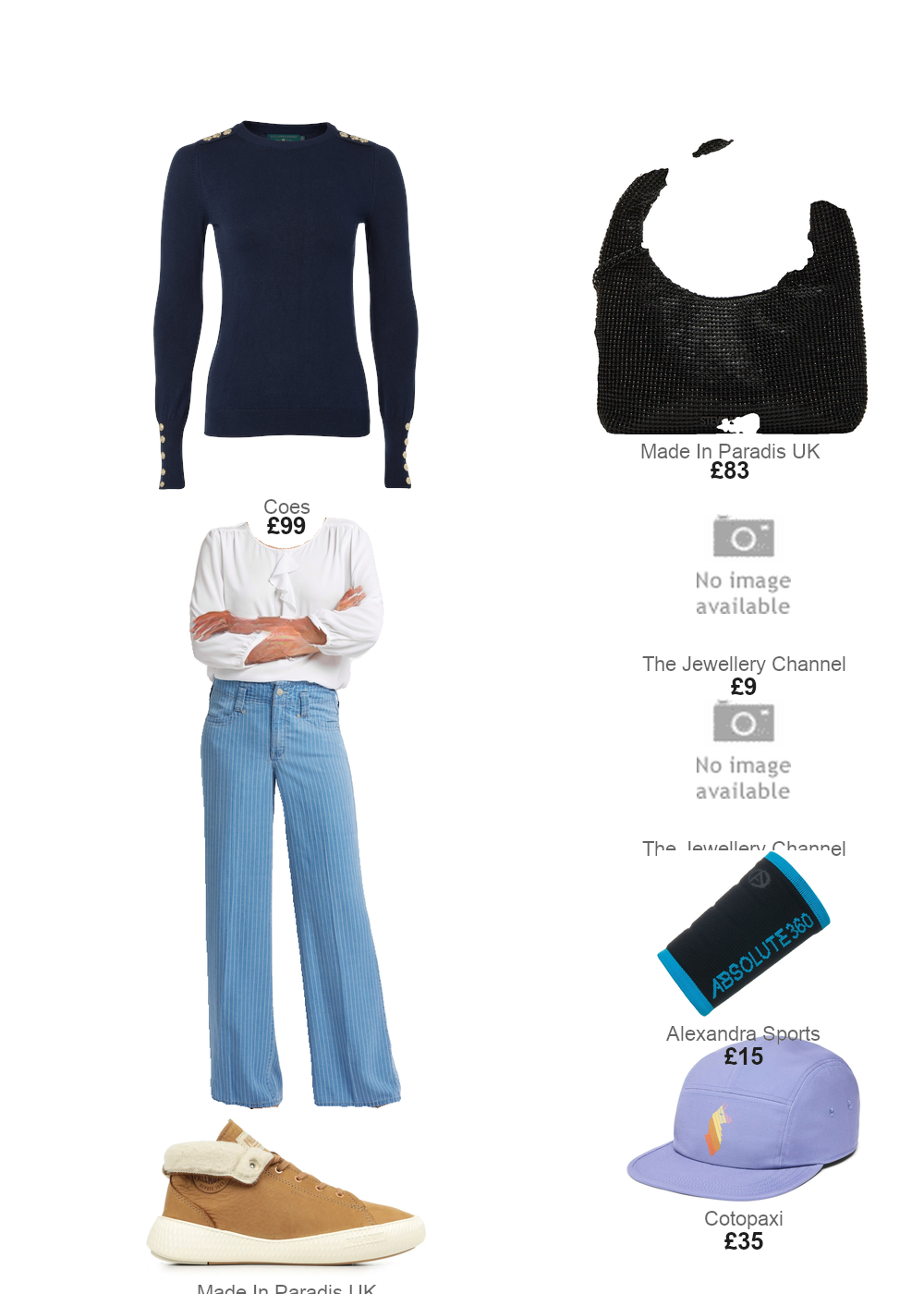 The complete outfit featuring Palladium Women's sneaker Palladium Pallanova Chukka WL