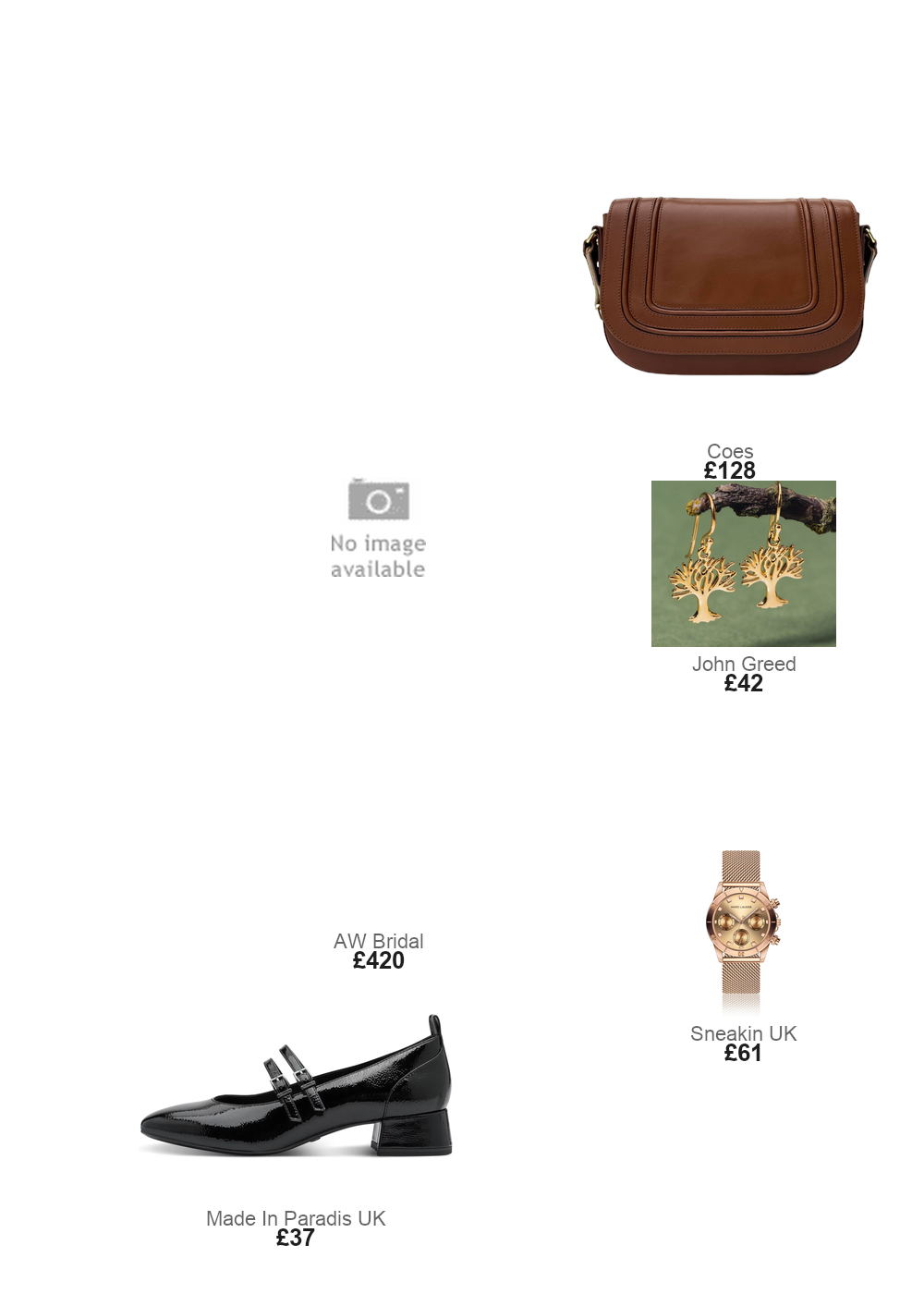 The complete outfit featuring AW Lucine Wedding Dress