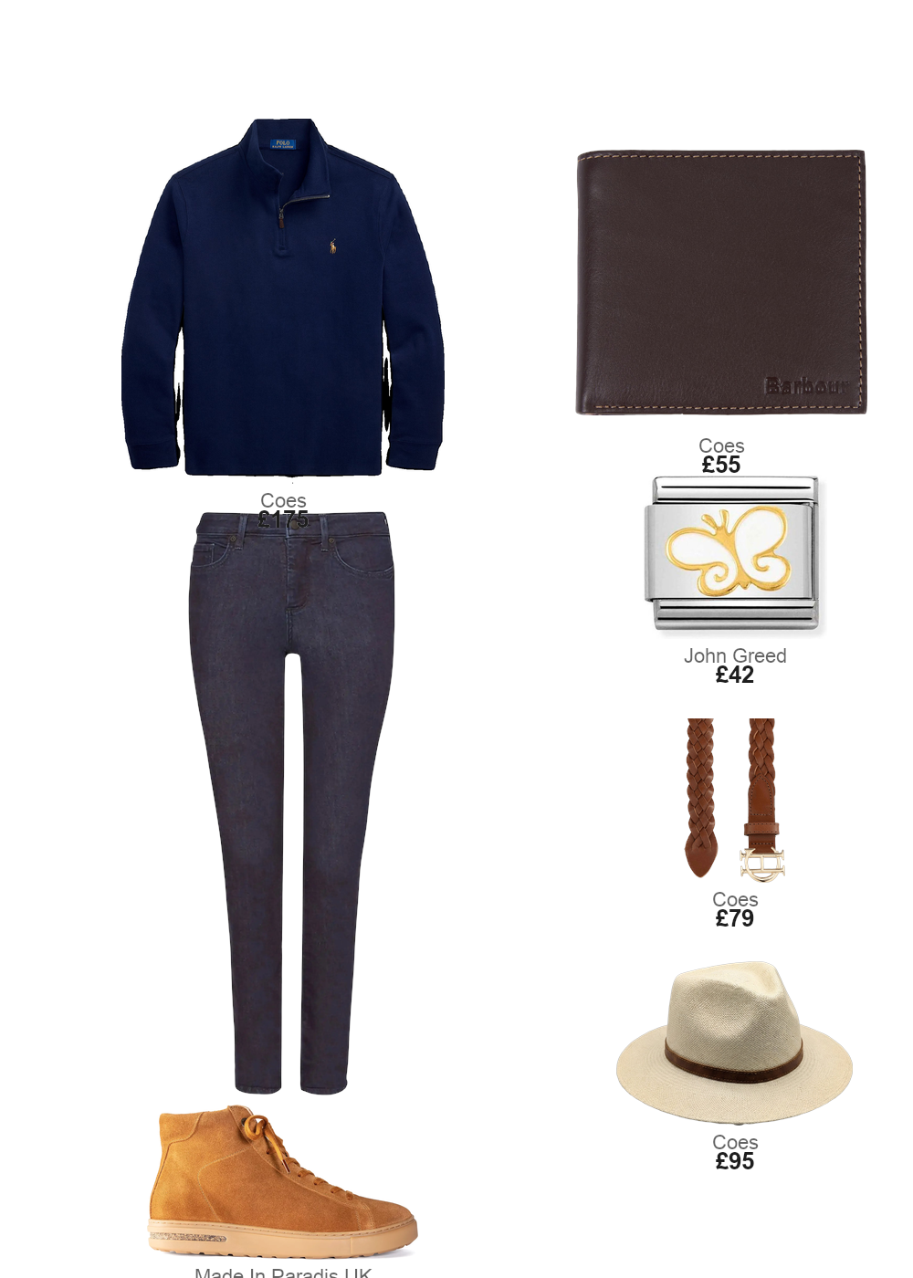 The complete outfit featuring Birkenstock Suede leather Trainers Birkenstock Bend Mid