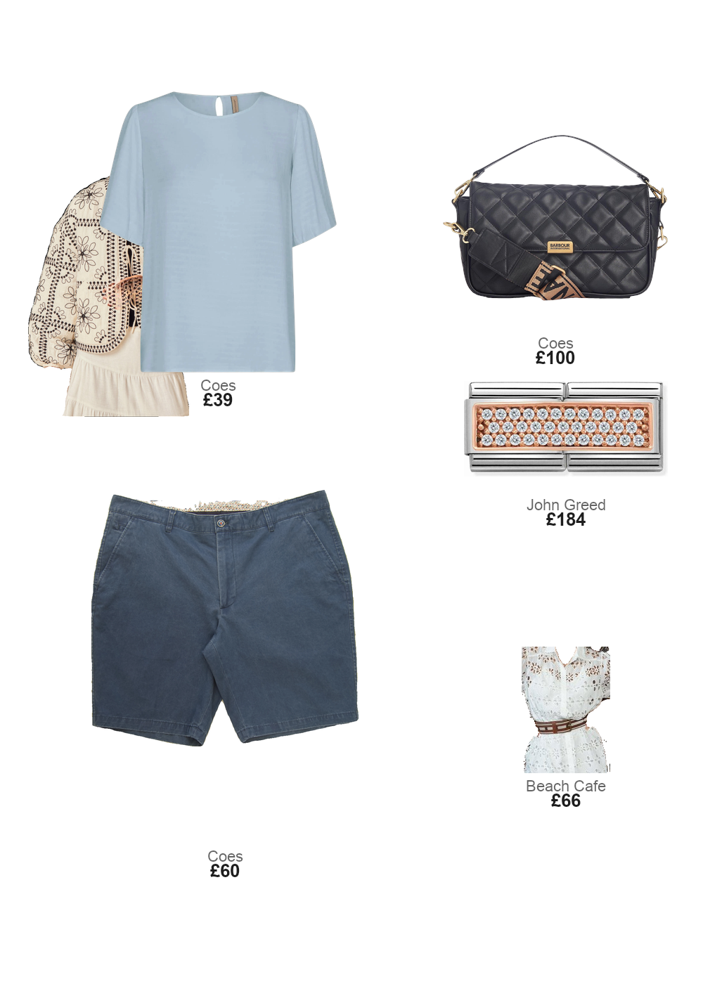 The complete outfit featuring Nomination Nomination Classic Rose Gold & CZ Double Charm