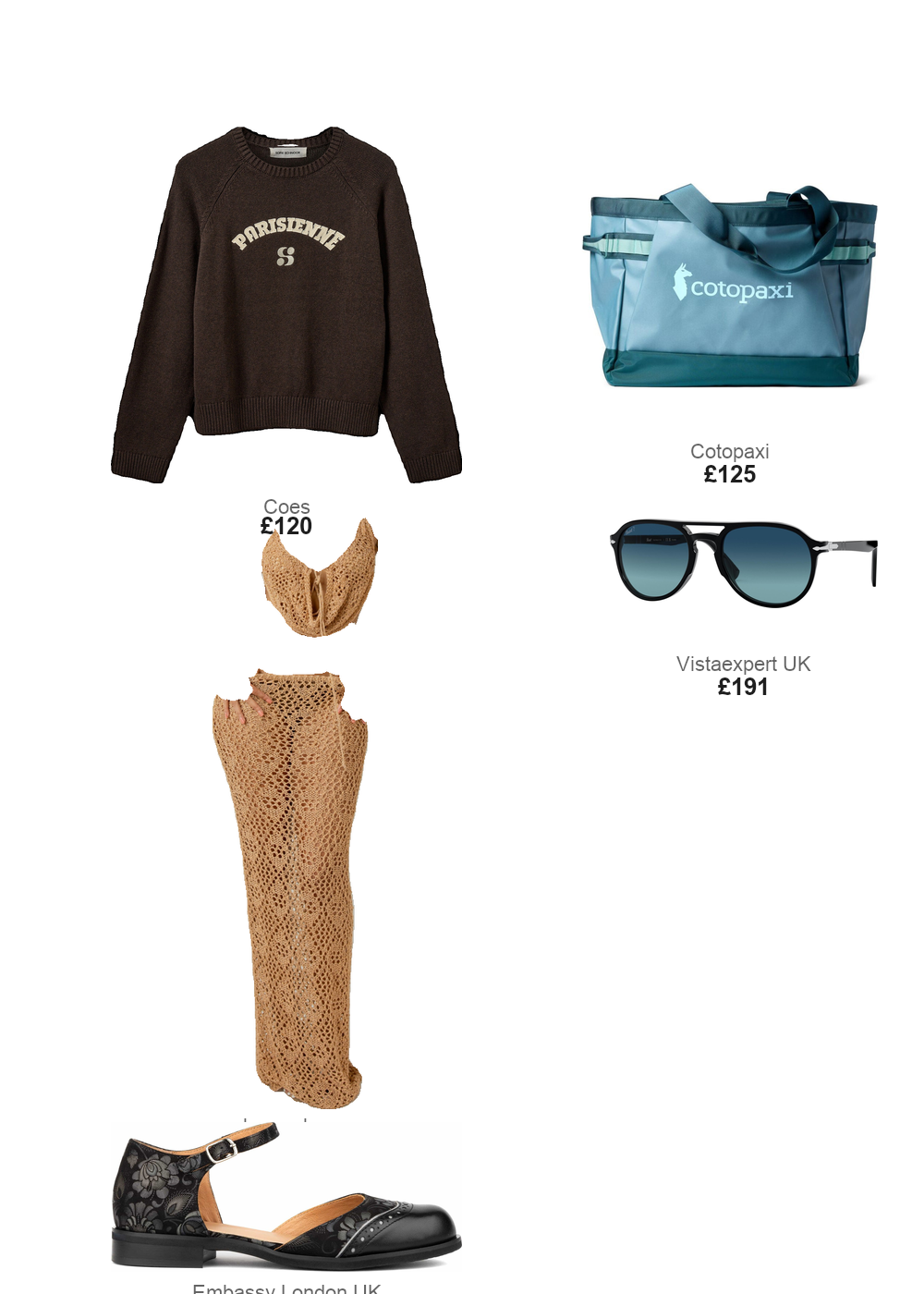 The complete outfit featuring Embassy London Gigot - Black Emboss - Women's Closed Heel Round-Toe Leather Flat Sandal