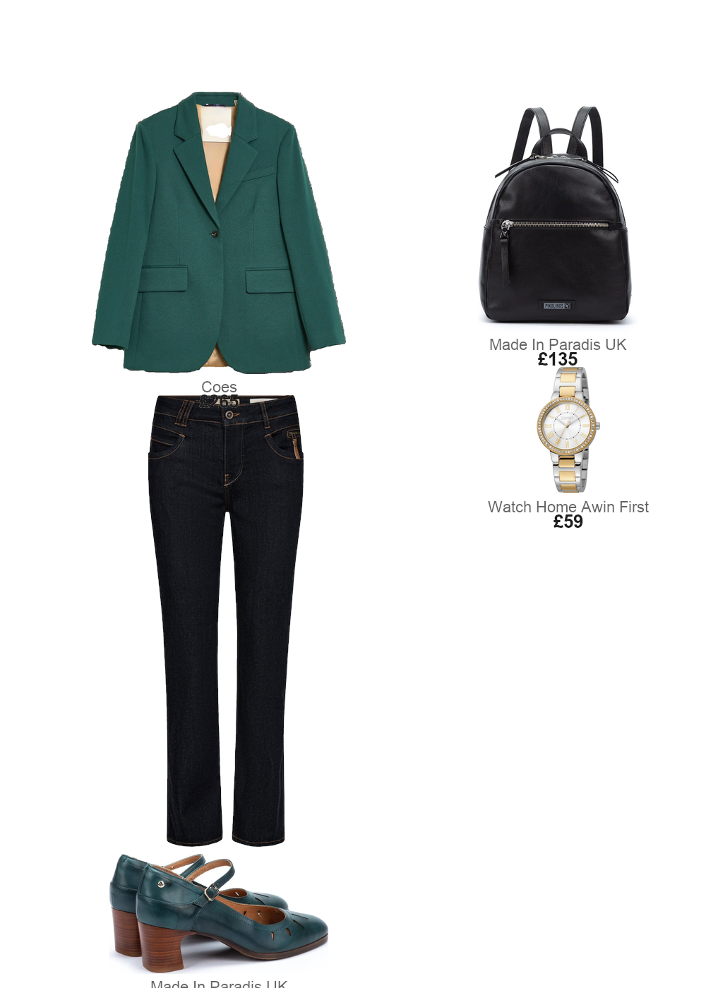 The complete outfit featuring Esprit Esprit ES1L228M0055 Women's Watch