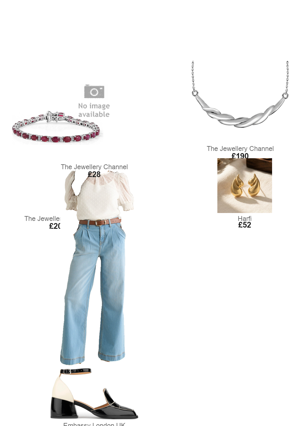 The complete outfit featuring Gold Statement Dual Tear Drop Gold Pated Earrings