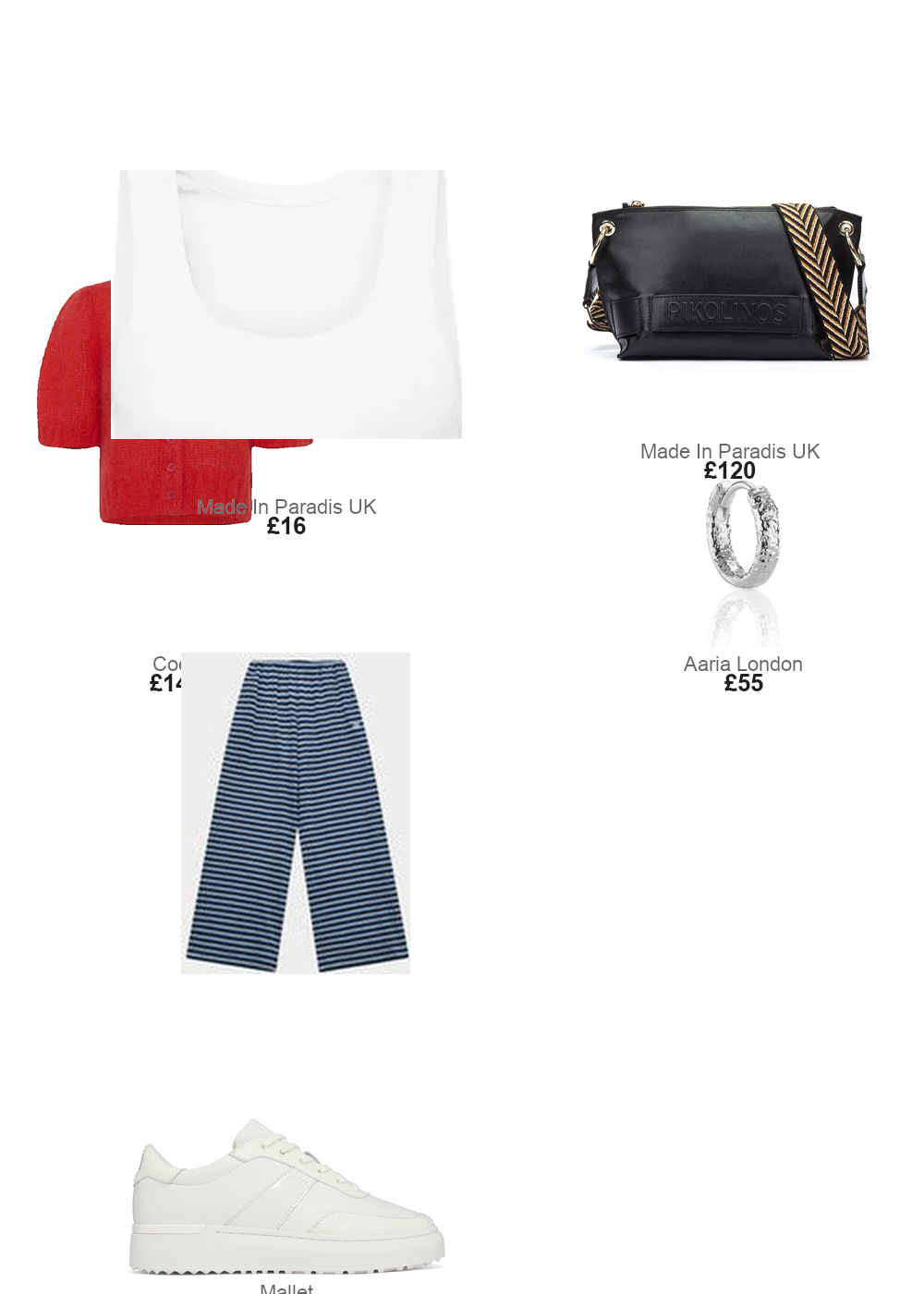 The complete outfit featuring Colorful Standard Women's ribbed tank top Colorful Standard Organic optical white