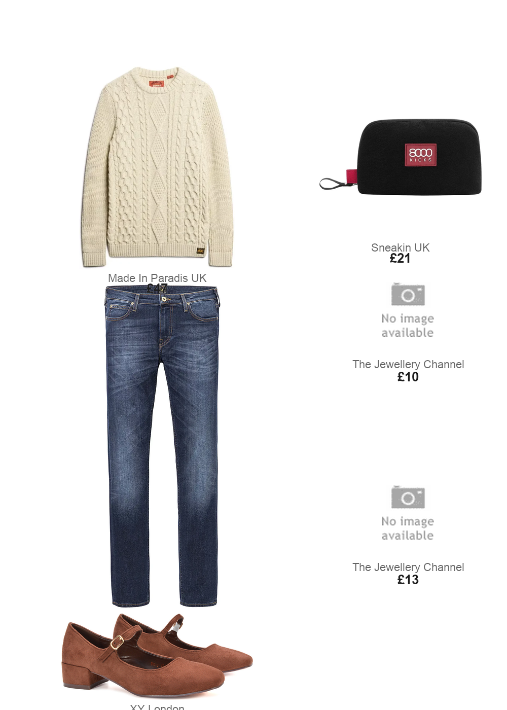 The complete outfit featuring Superdry Cable knit jumper Superdry Jacob