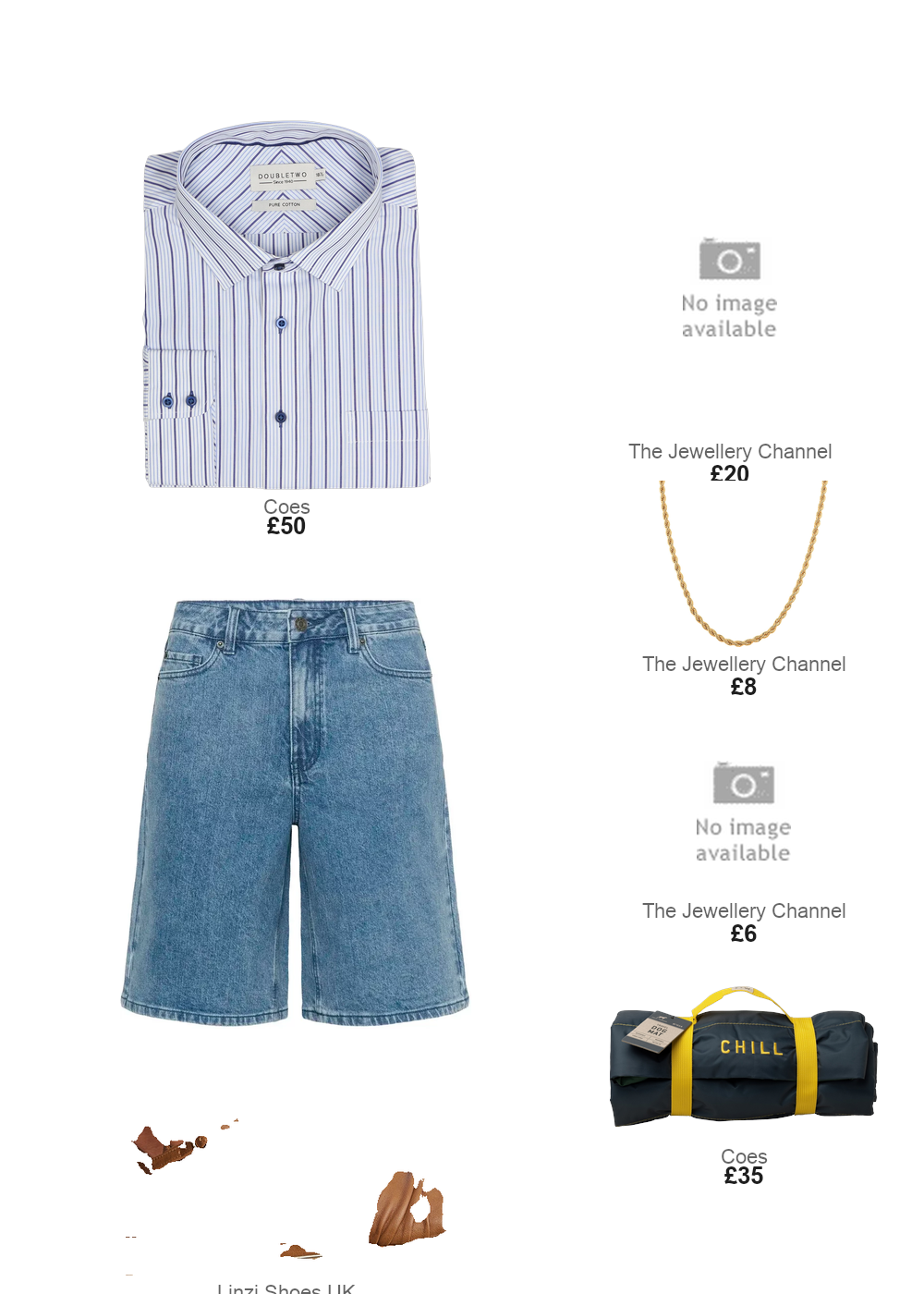 The complete outfit featuring Linzi Linzi Shoes - Dazed Tan Faux Leather Flatform Sandals- 3