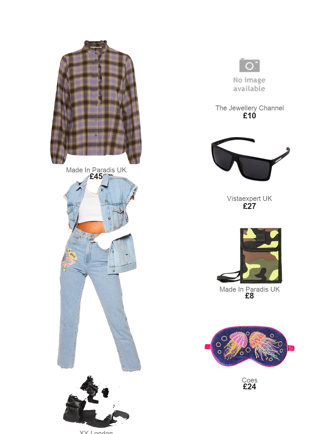 The complete outfit featuring Urban Classics Bag Urban Classic pouch oxford