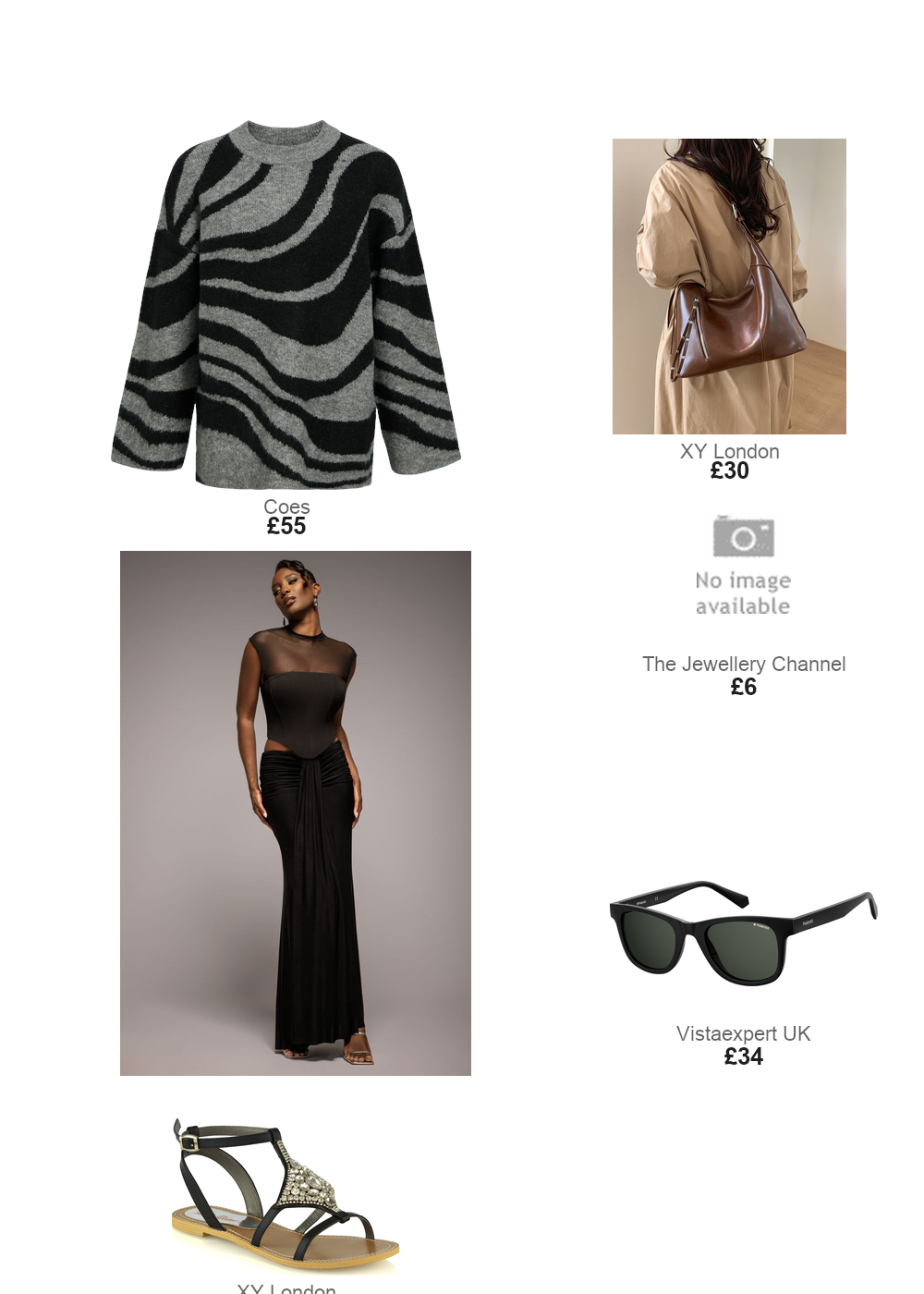 The complete outfit featuring Goddiva Goddiva Gathered Front Dipped Waist Maxi Skirt - Black