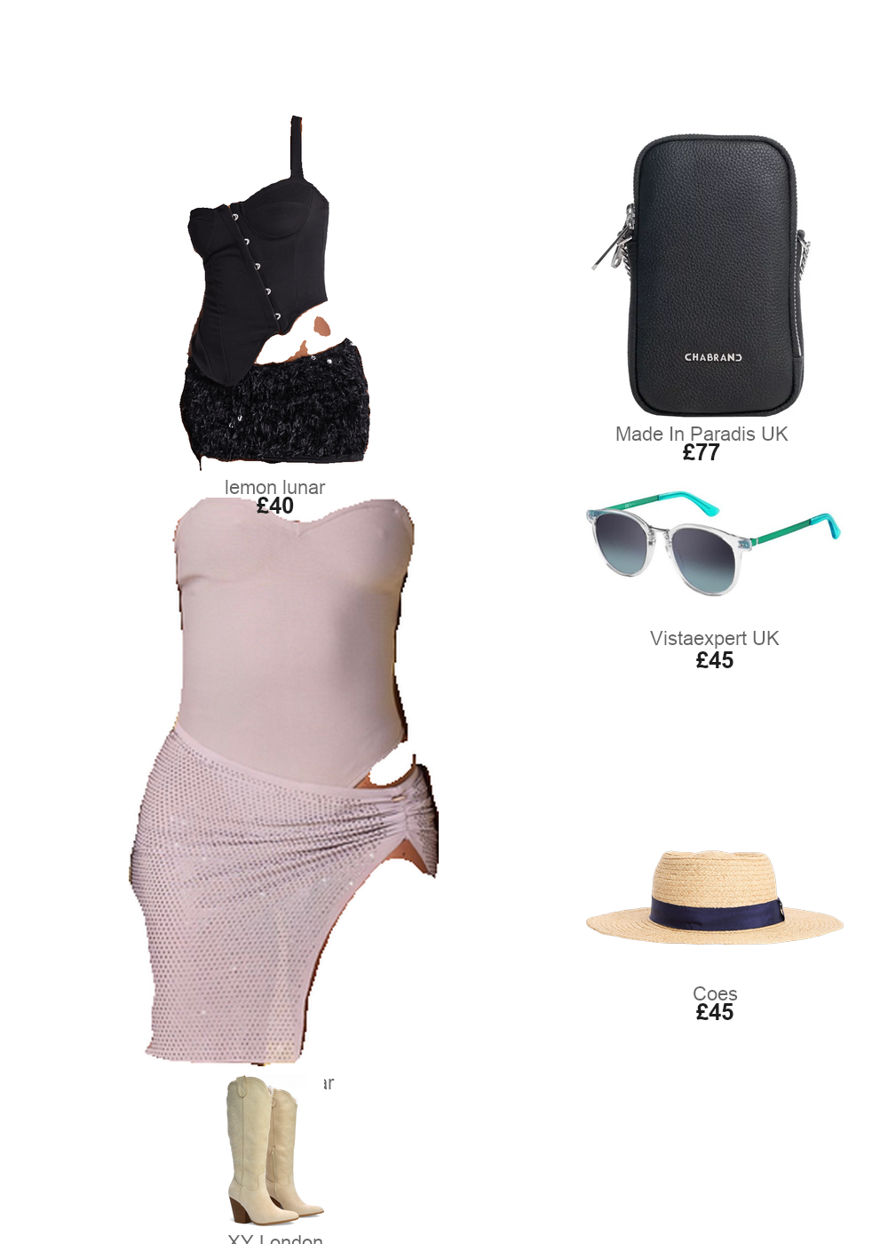 The complete outfit featuring 1 THE CORSET TOP