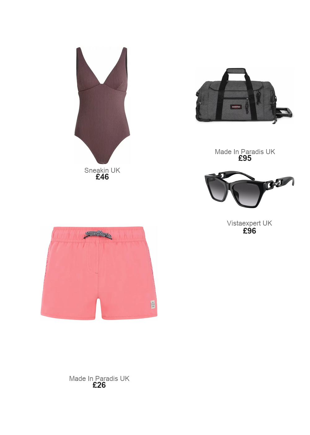 The complete outfit featuring Protest Women's swim trunks Protest Prtceltic